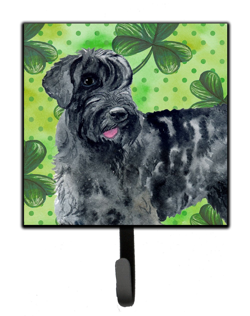 Giant Schnauzer St Patrick's Leash or Key Holder BB9834SH4 by Caroline's Treasures