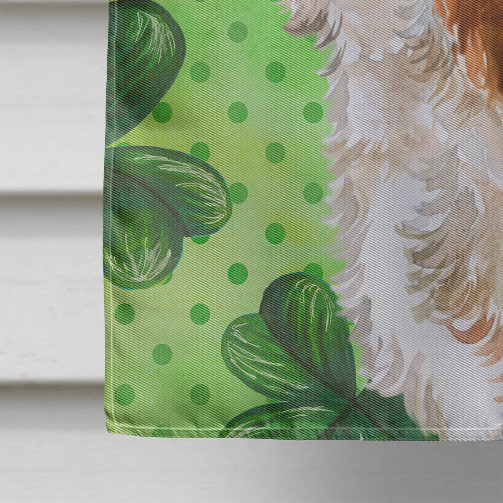 Cavalier Spaniel St Patrick's Flag Canvas House Size BB9837CHF  the-store.com.