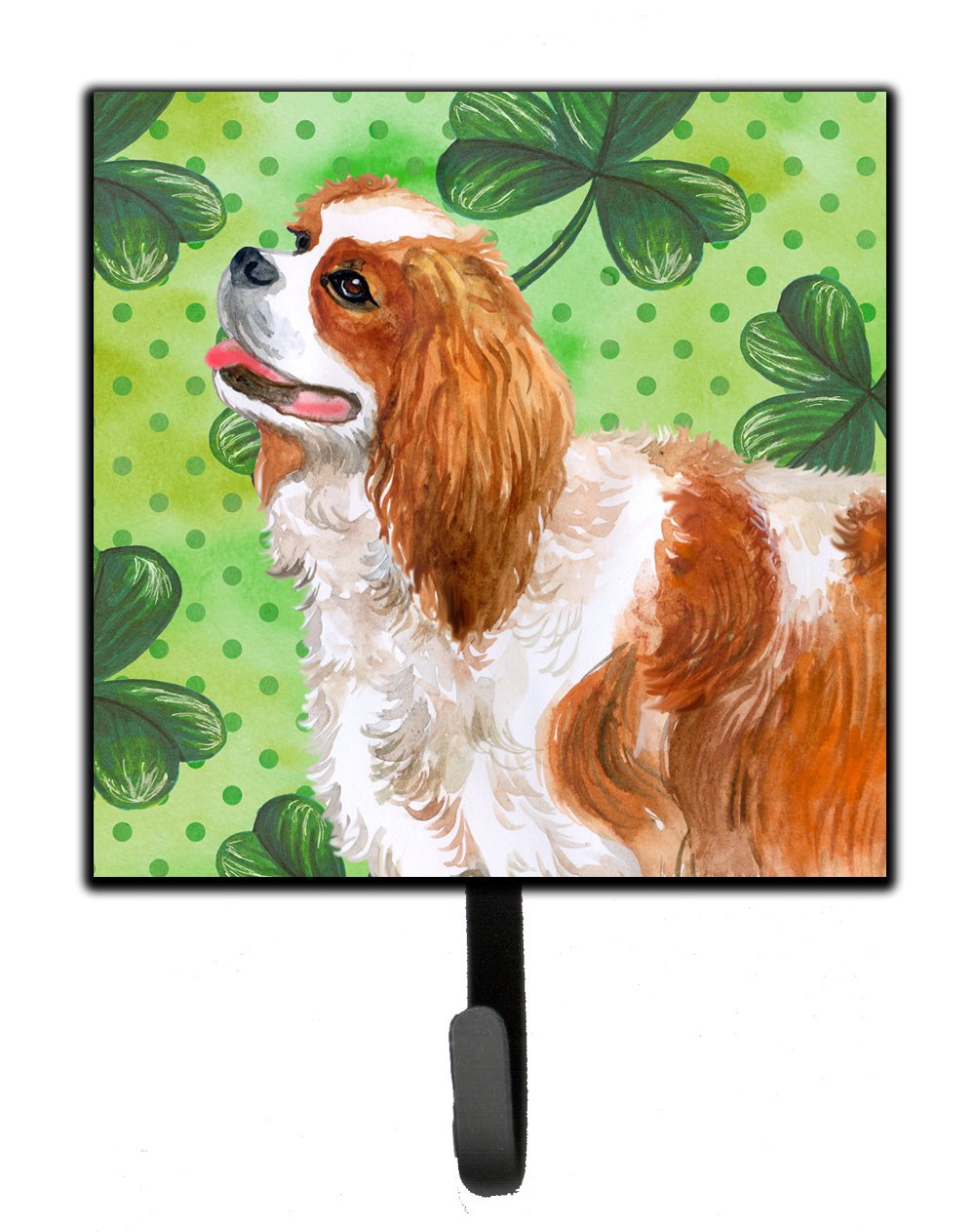 Cavalier Spaniel St Patrick's Leash or Key Holder BB9837SH4 by Caroline's Treasures