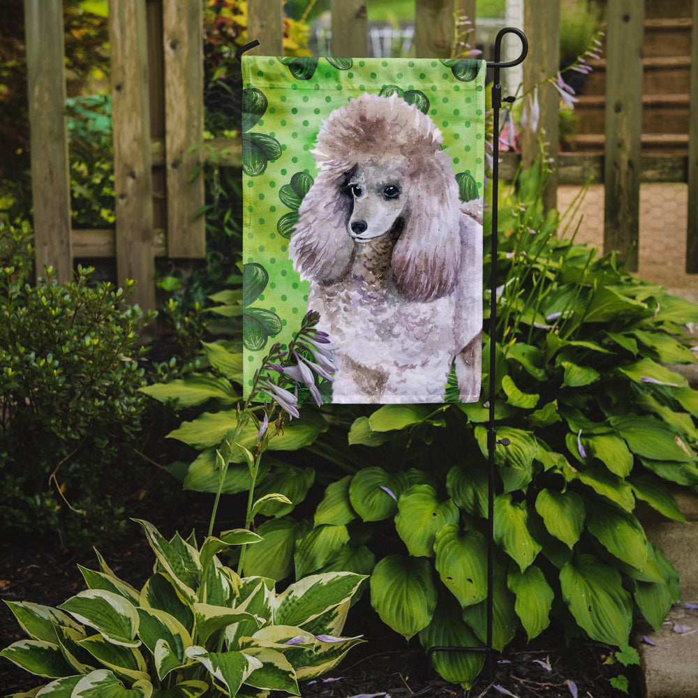 Poodle St Patrick's Flag Garden Size BB9839GF  the-store.com.