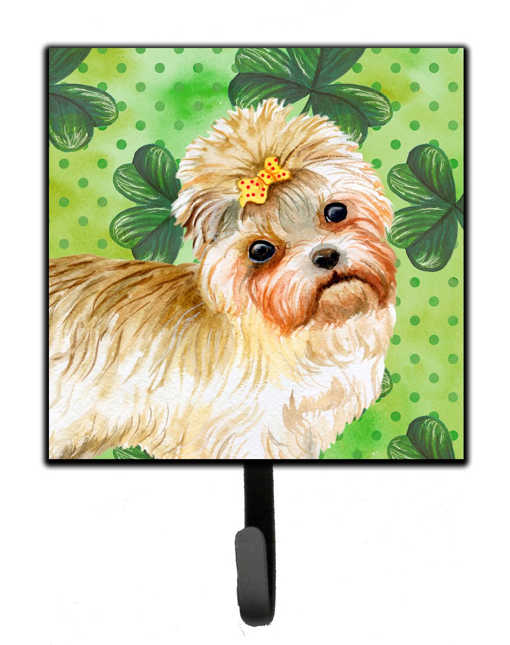 Morkie St Patrick&#39;s Leash or Key Holder BB9842SH4 by Caroline&#39;s Treasures