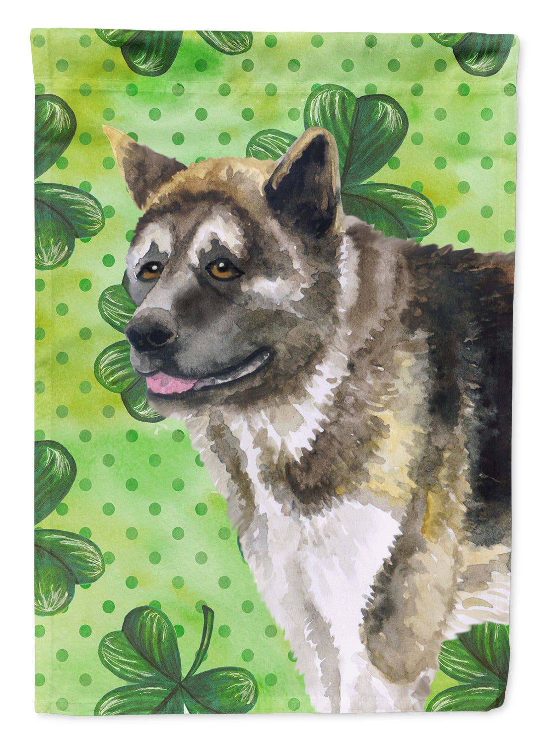 American Akita St Patrick's Flag Garden Size BB9843GF  the-store.com.