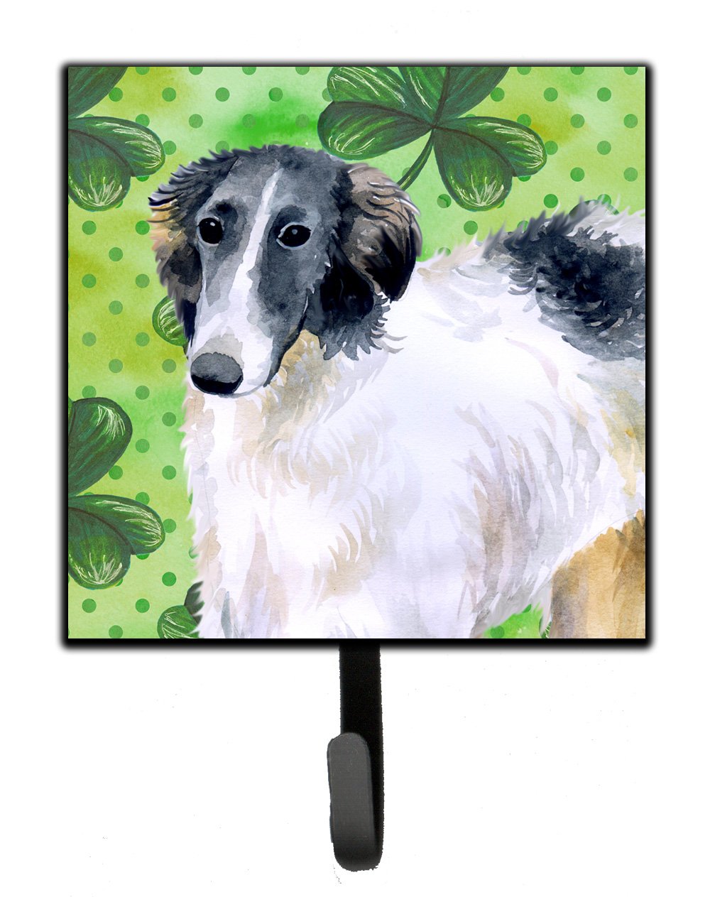 Borzoi St Patrick's Leash or Key Holder BB9846SH4 by Caroline's Treasures