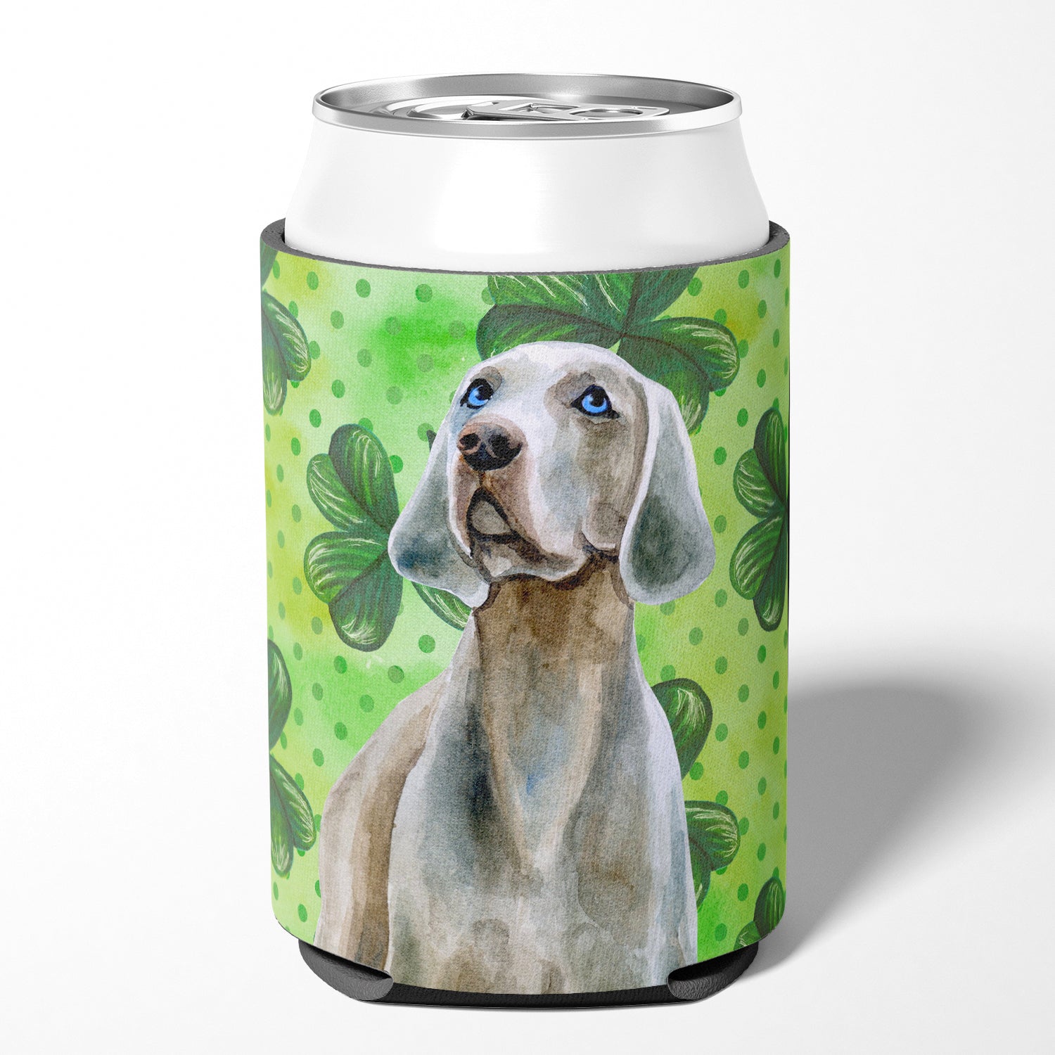 Weimaraner St Patrick's Can or Bottle Hugger BB9848CC  the-store.com.