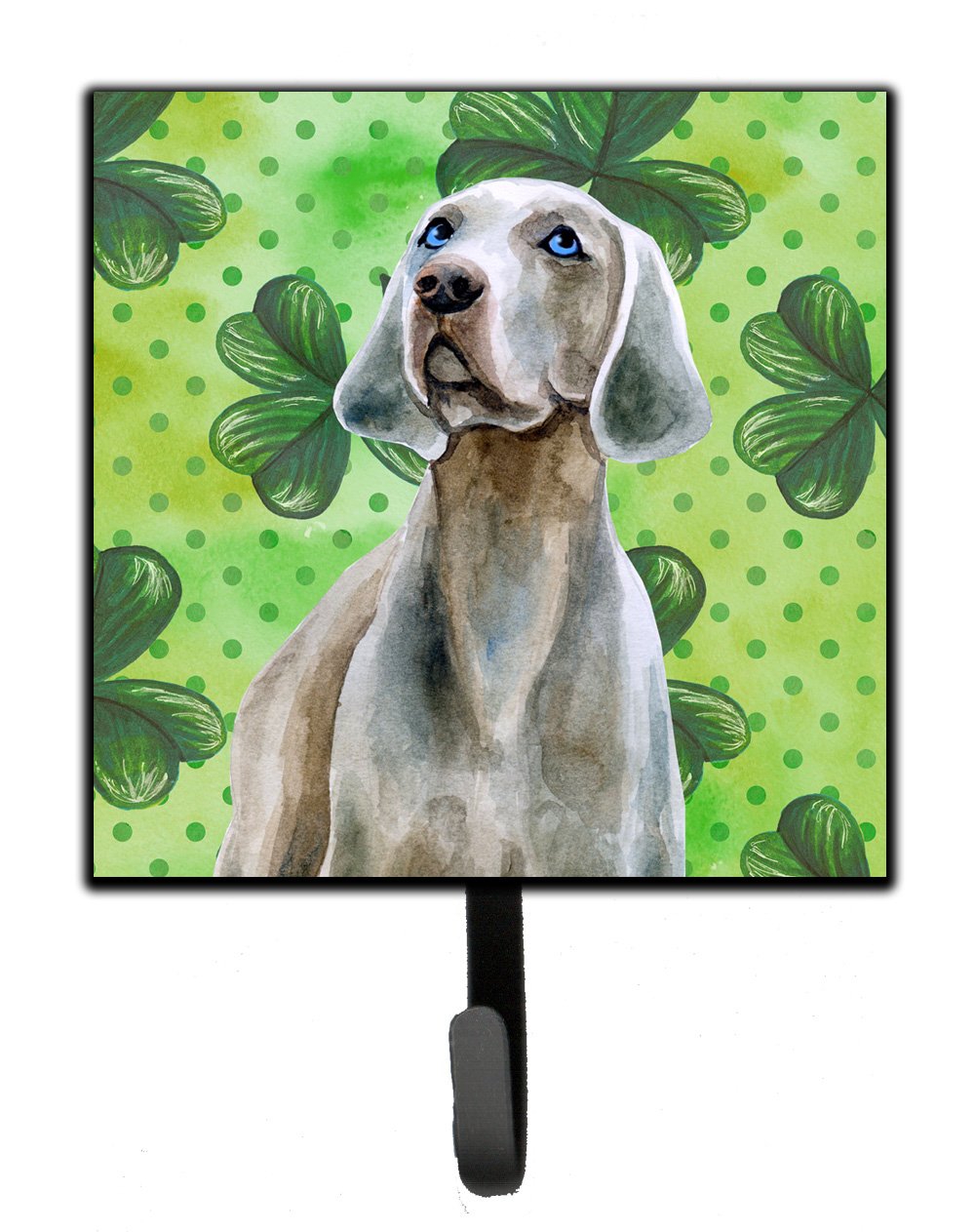 Weimaraner St Patrick&#39;s Leash or Key Holder BB9848SH4 by Caroline&#39;s Treasures