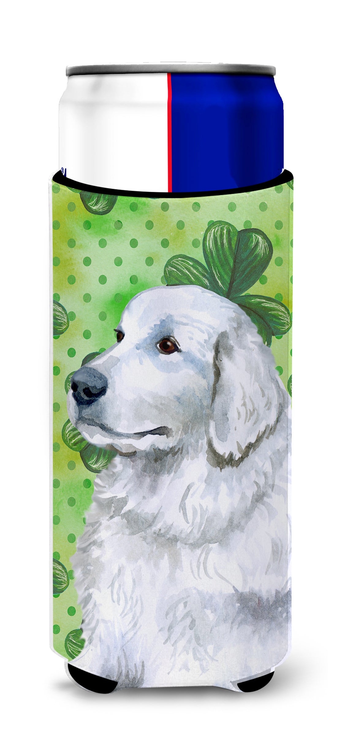 Maremma Sheepdog St Patrick's  Ultra Hugger for slim cans BB9849MUK  the-store.com.