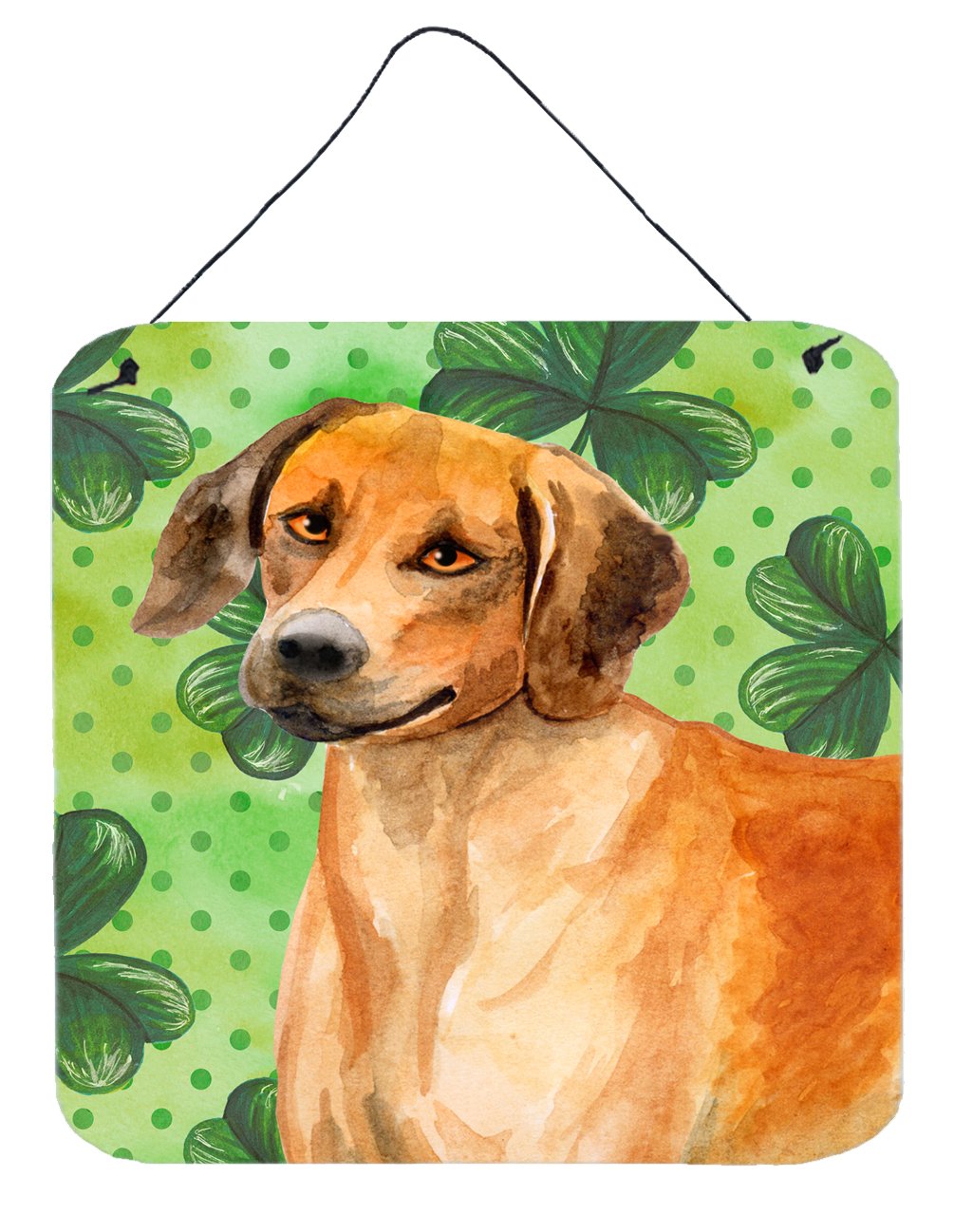 Rhodesian Ridgeback St Patrick&#39;s Wall or Door Hanging Prints BB9850DS66 by Caroline&#39;s Treasures