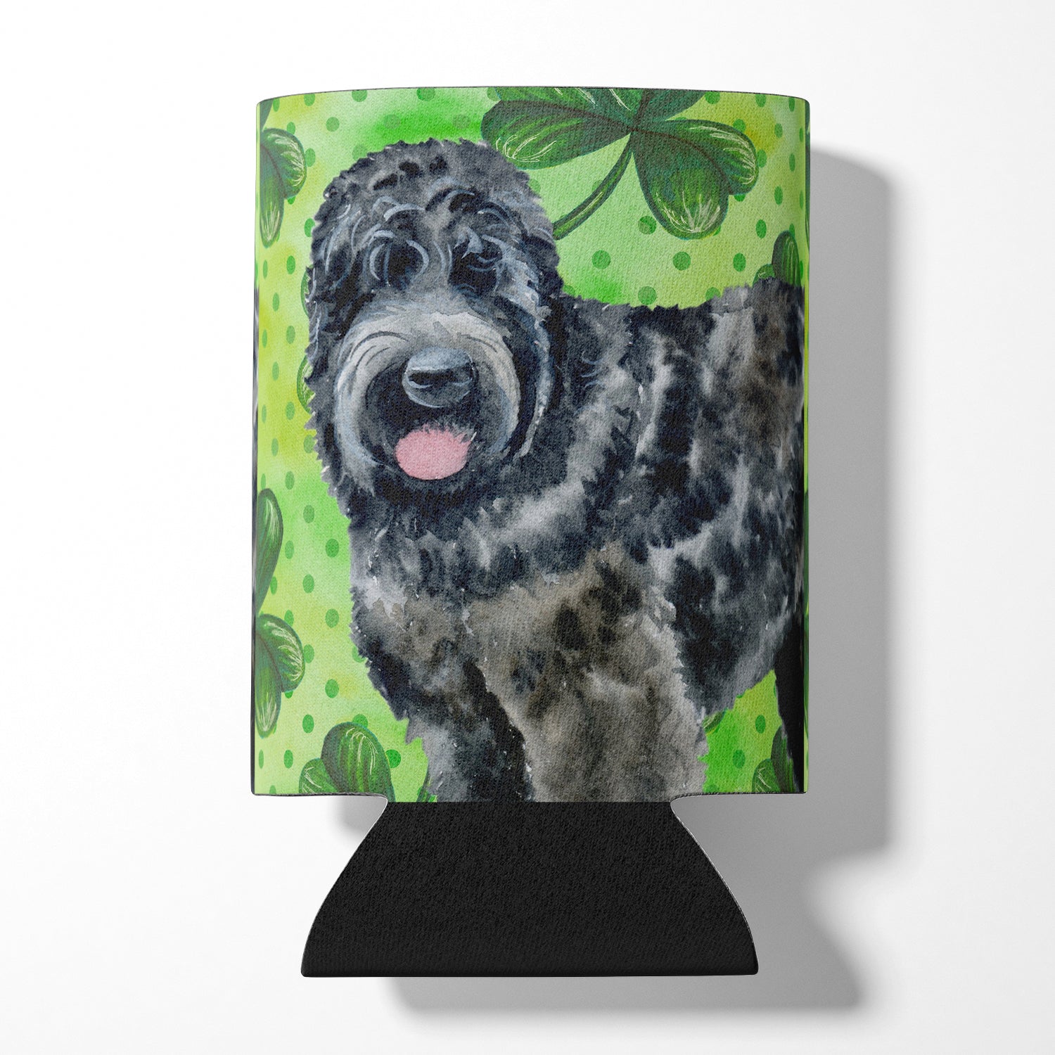 Black Russian Terrier St Patrick's Can or Bottle Hugger BB9851CC  the-store.com.