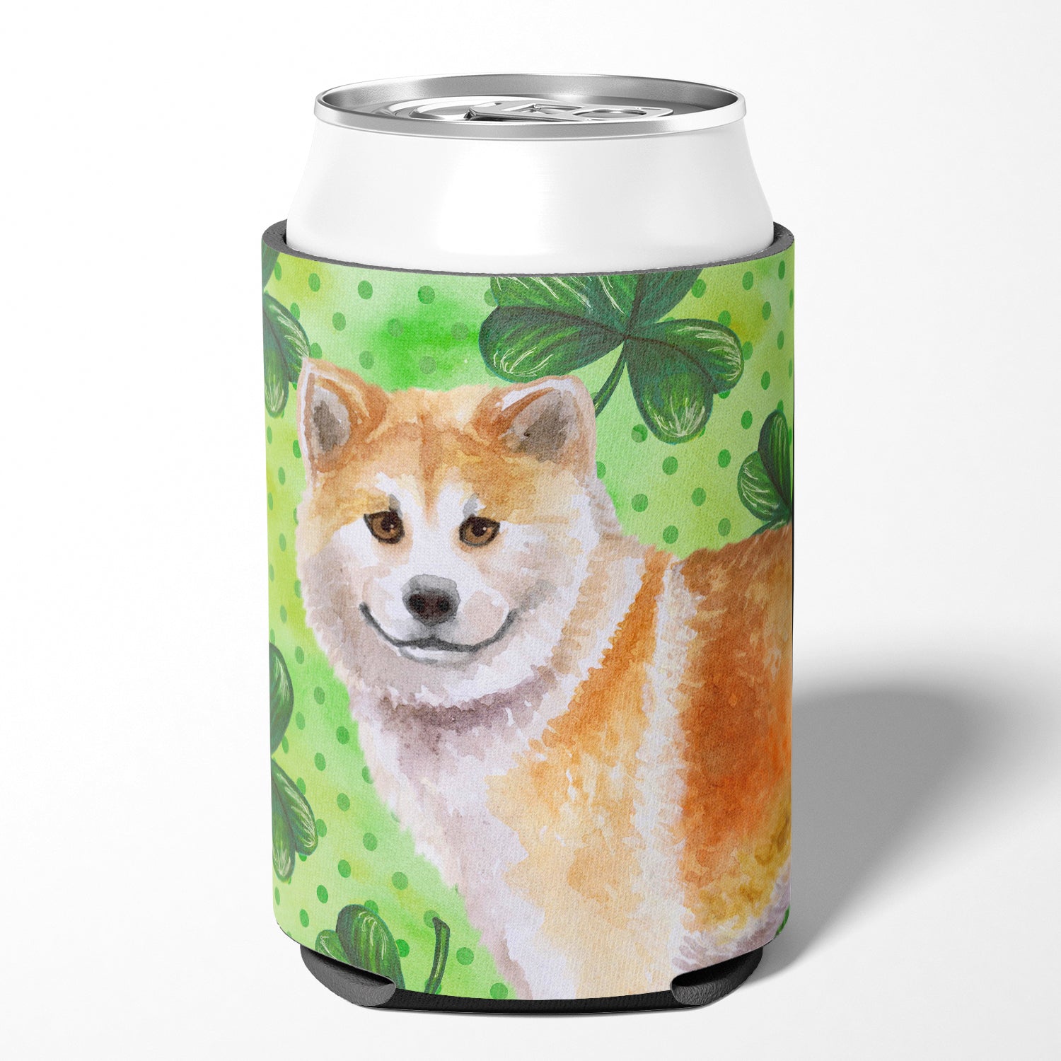 Shiba Inu St Patrick's Can or Bottle Hugger BB9852CC  the-store.com.