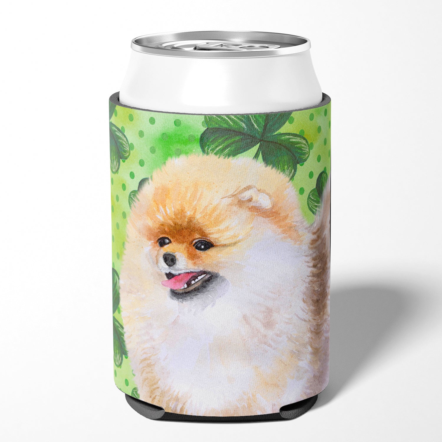 Pomeranian St Patrick's Can or Bottle Hugger BB9856CC  the-store.com.