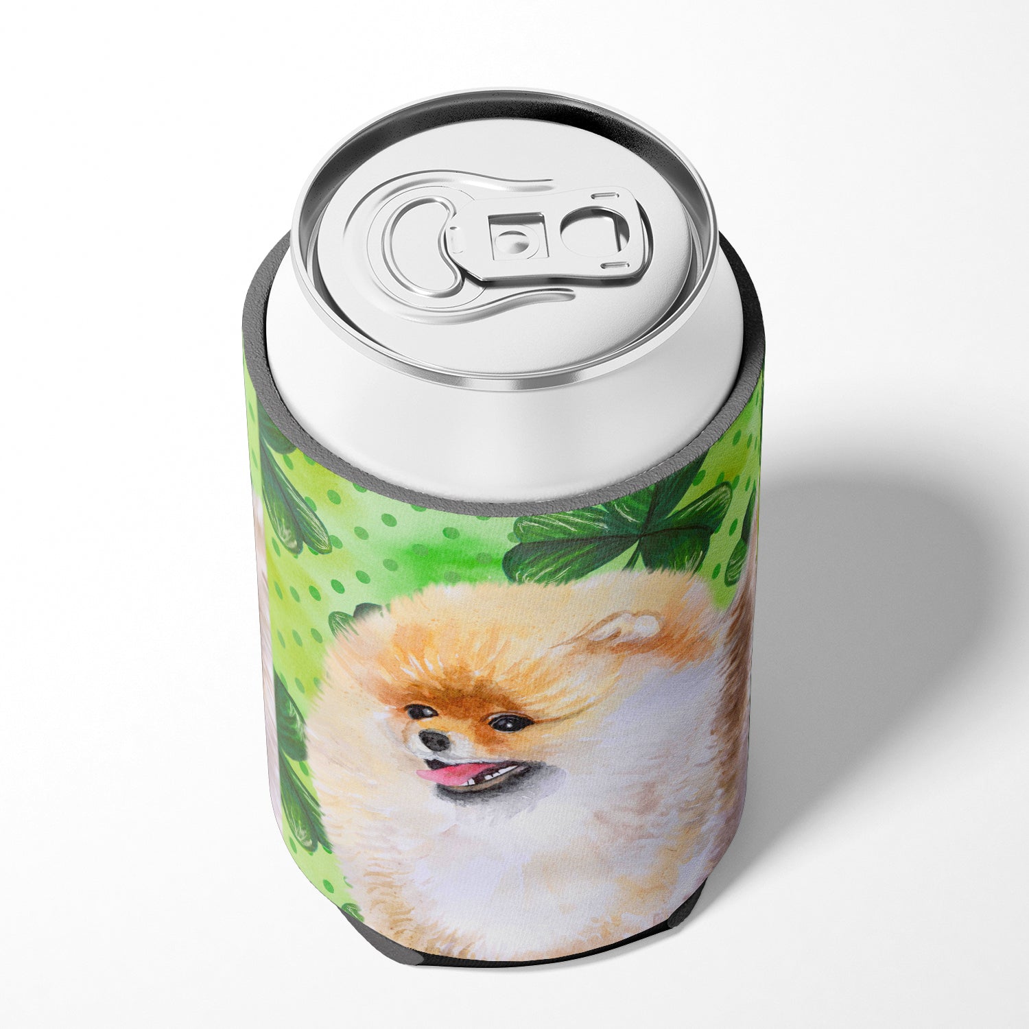 Pomeranian St Patrick's Can or Bottle Hugger BB9856CC  the-store.com.