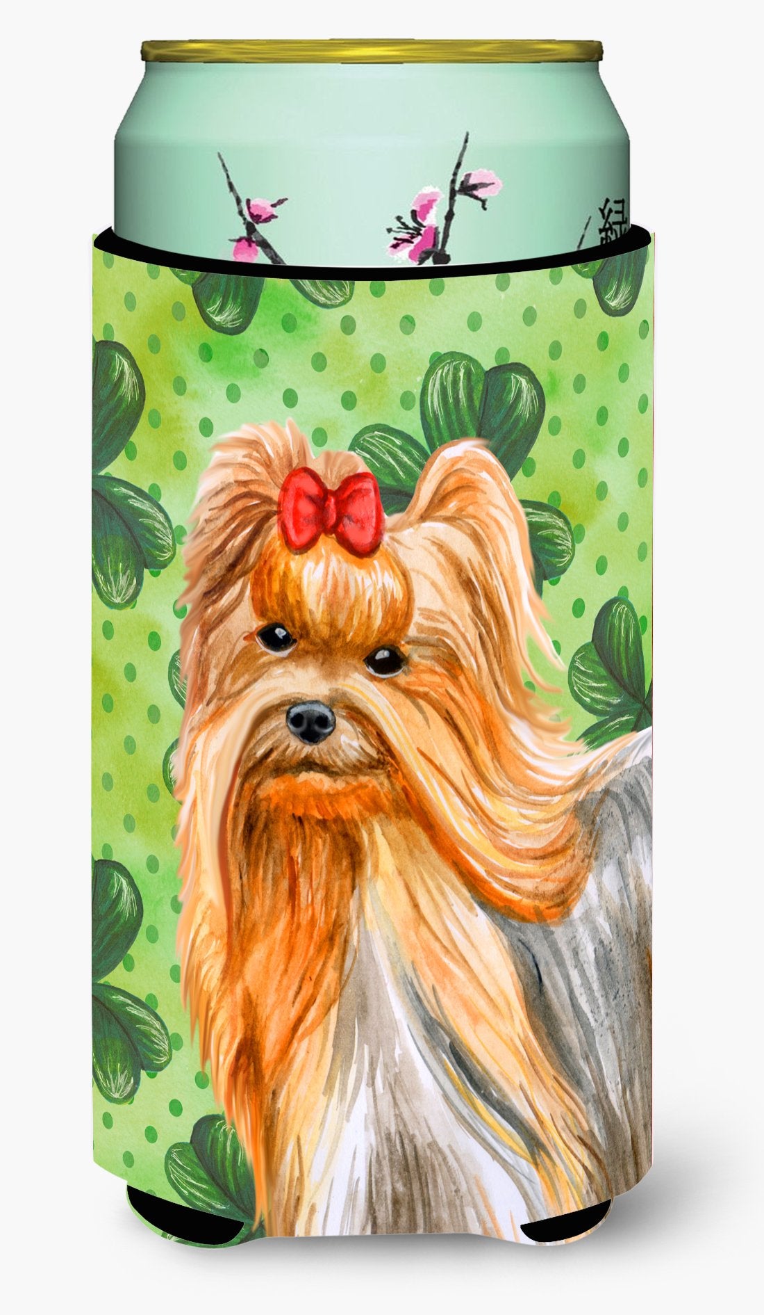 Yorkshire Terrier St Patrick's Tall Boy Beverage Insulator Hugger BB9859TBC by Caroline's Treasures