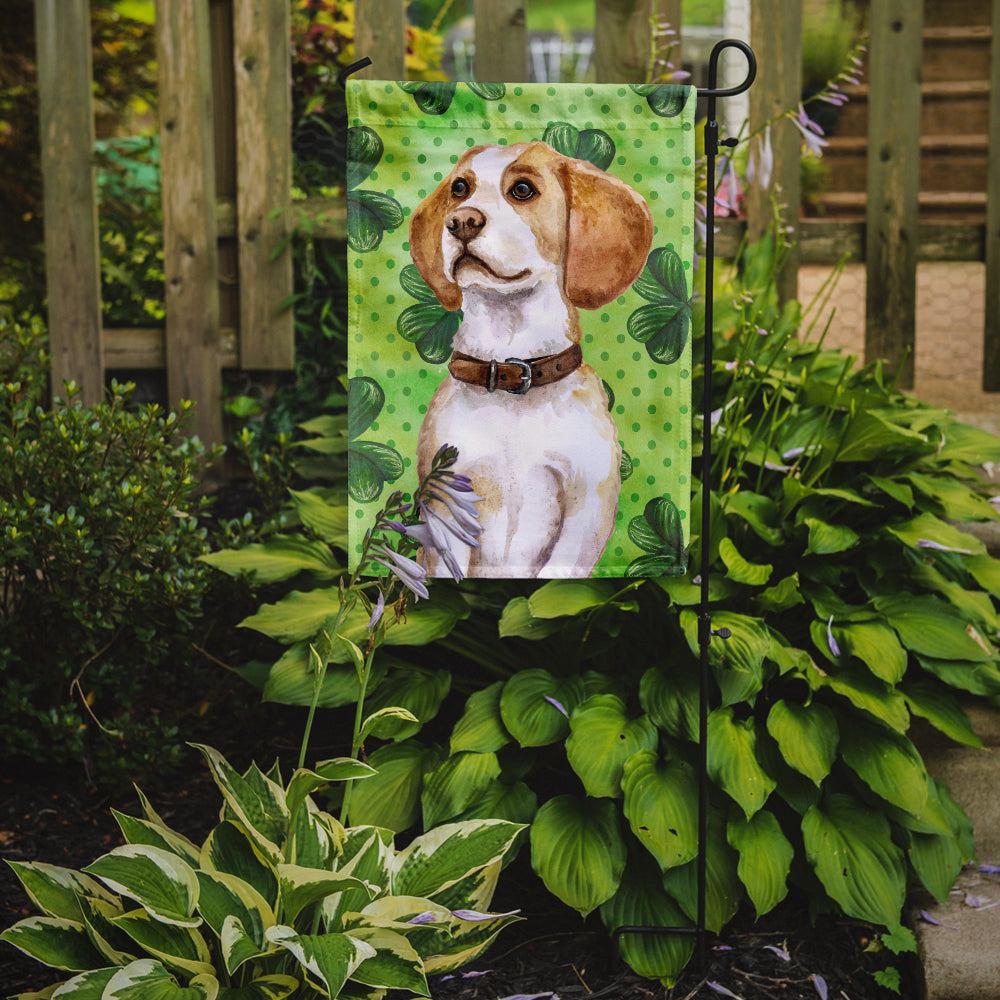 Beagle St Patrick's Flag Garden Size BB9860GF  the-store.com.