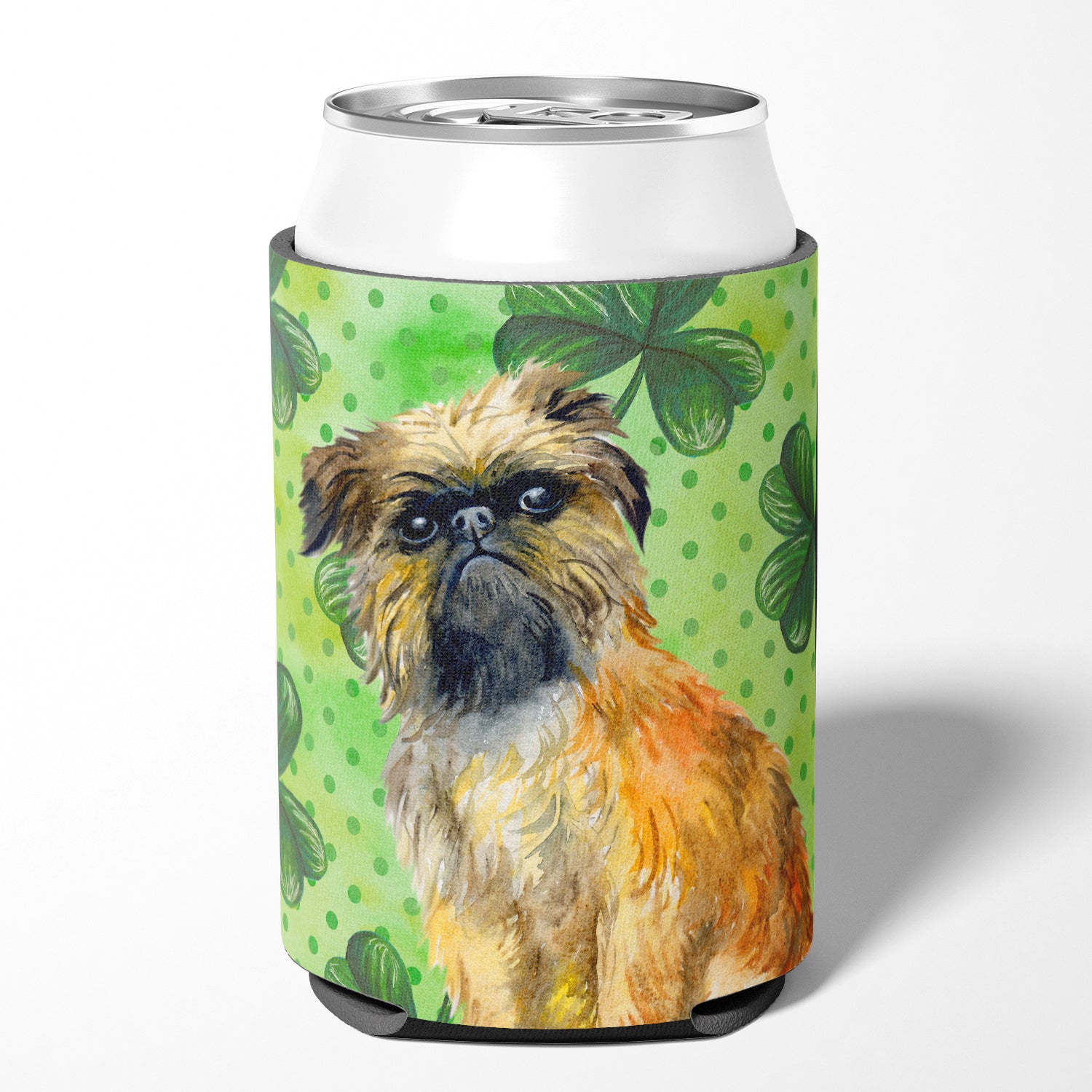 Brussels Griffon St Patrick's Can or Bottle Hugger BB9861CC  the-store.com.