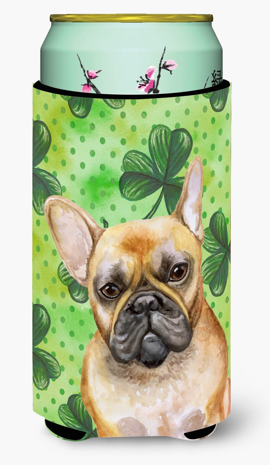 French Bulldog St Patrick's Tall Boy Beverage Insulator Hugger BB9862TBC by Caroline's Treasures