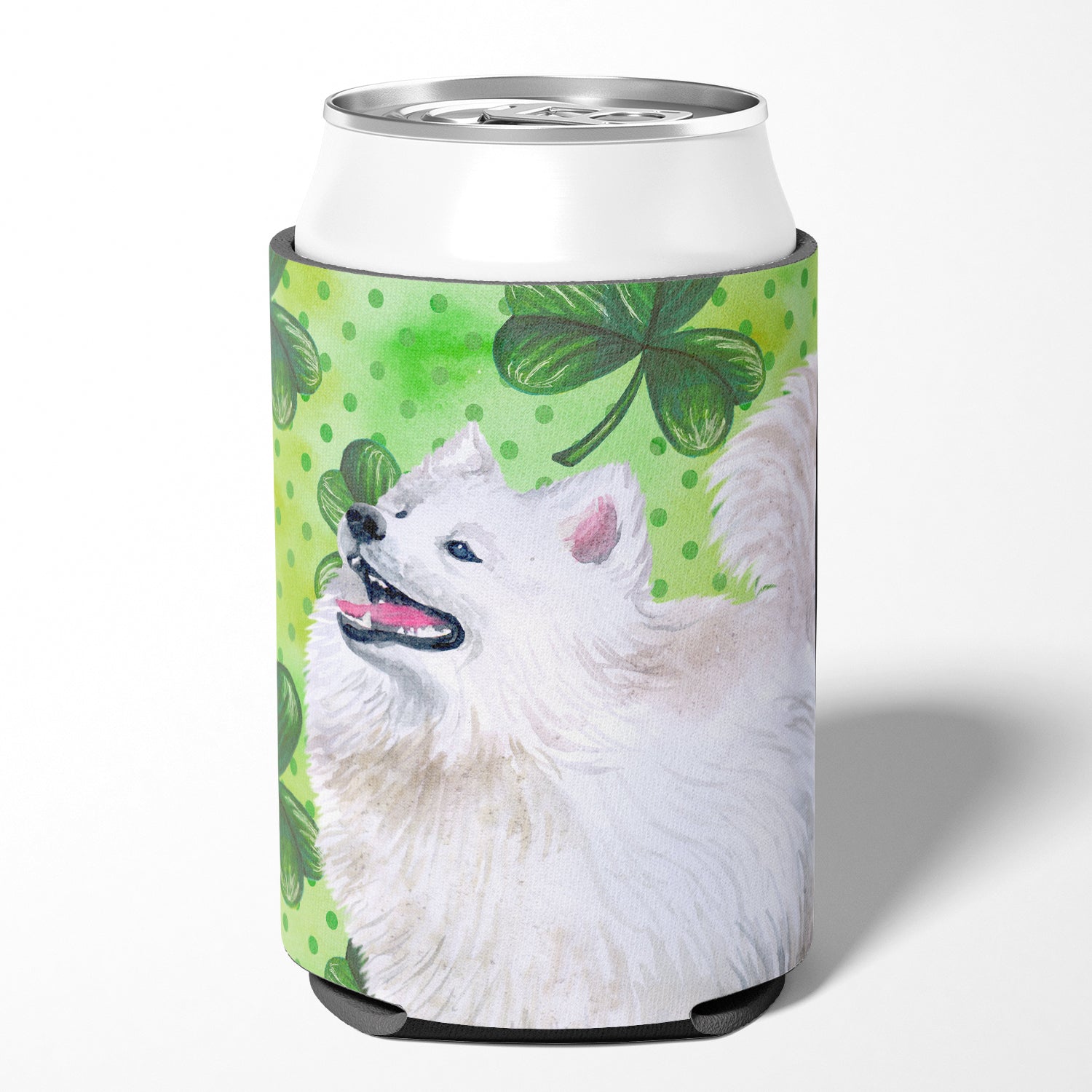 Samoyed St Patrick's Can or Bottle Hugger BB9865CC  the-store.com.