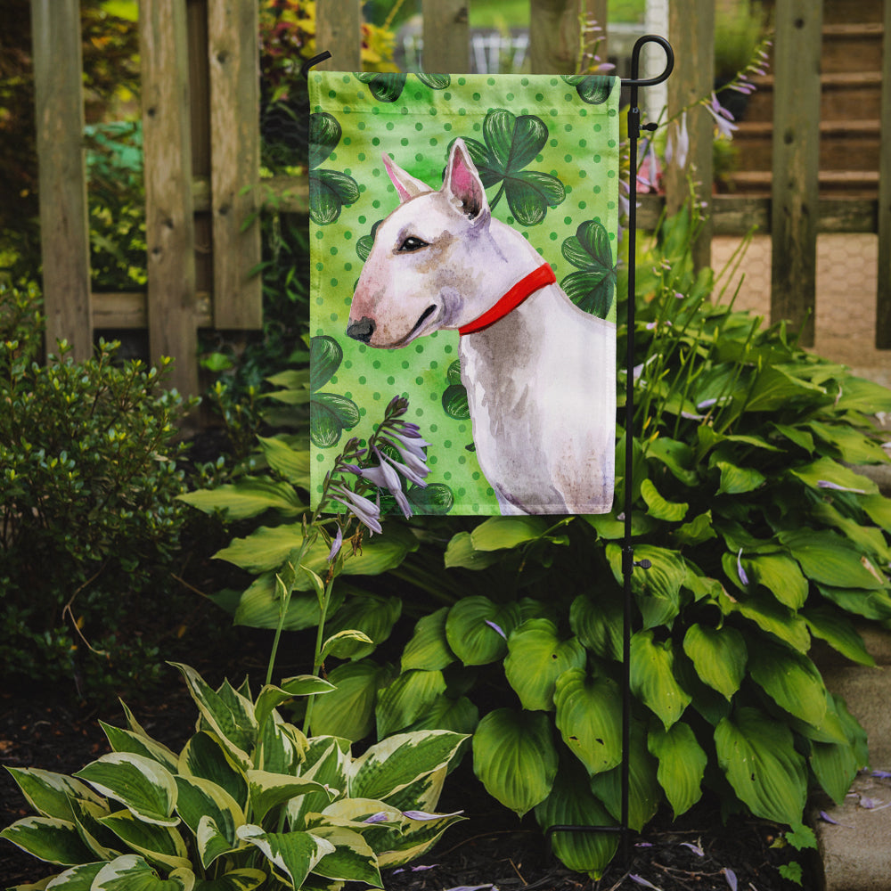 Bull Terrier St Patrick's Flag Garden Size BB9867GF  the-store.com.