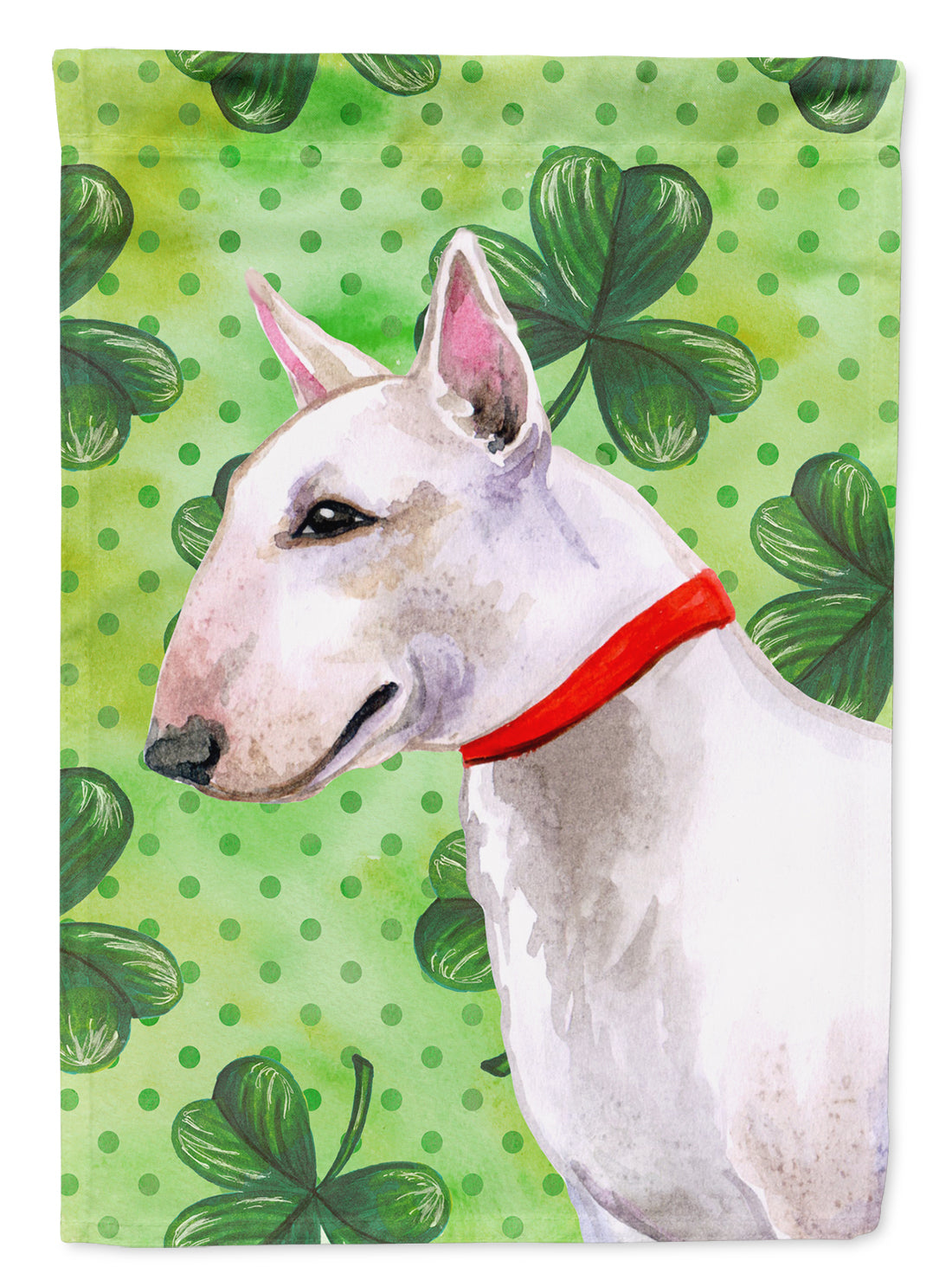 Bull Terrier St Patrick's Flag Garden Size BB9867GF  the-store.com.