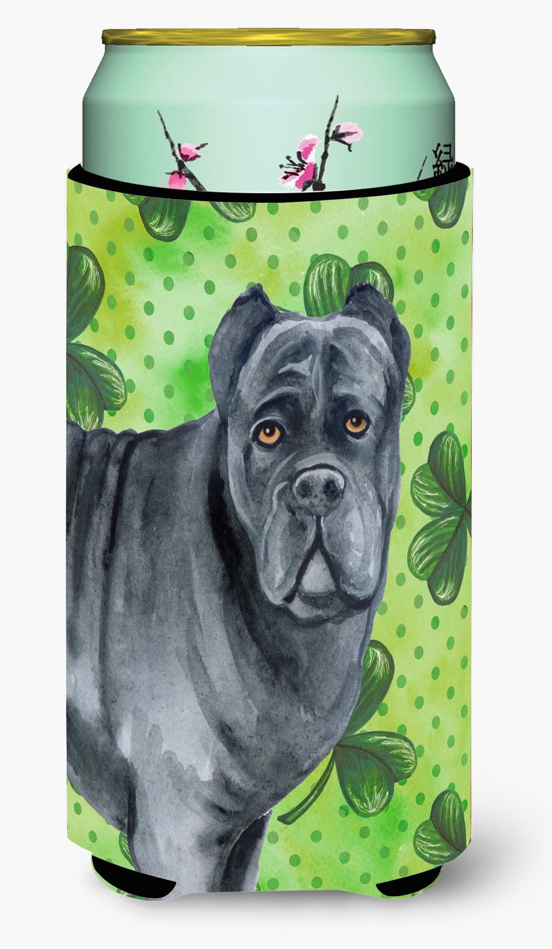 Cane Corso St Patrick's Tall Boy Beverage Insulator Hugger BB9868TBC by Caroline's Treasures