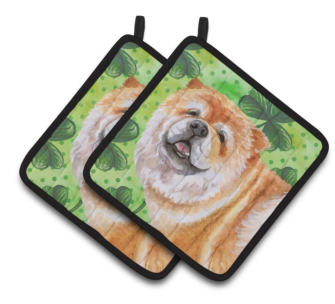 Cane Corso St Patrick's Pair of Pot Holders BB9869PTHD by Caroline's Treasures