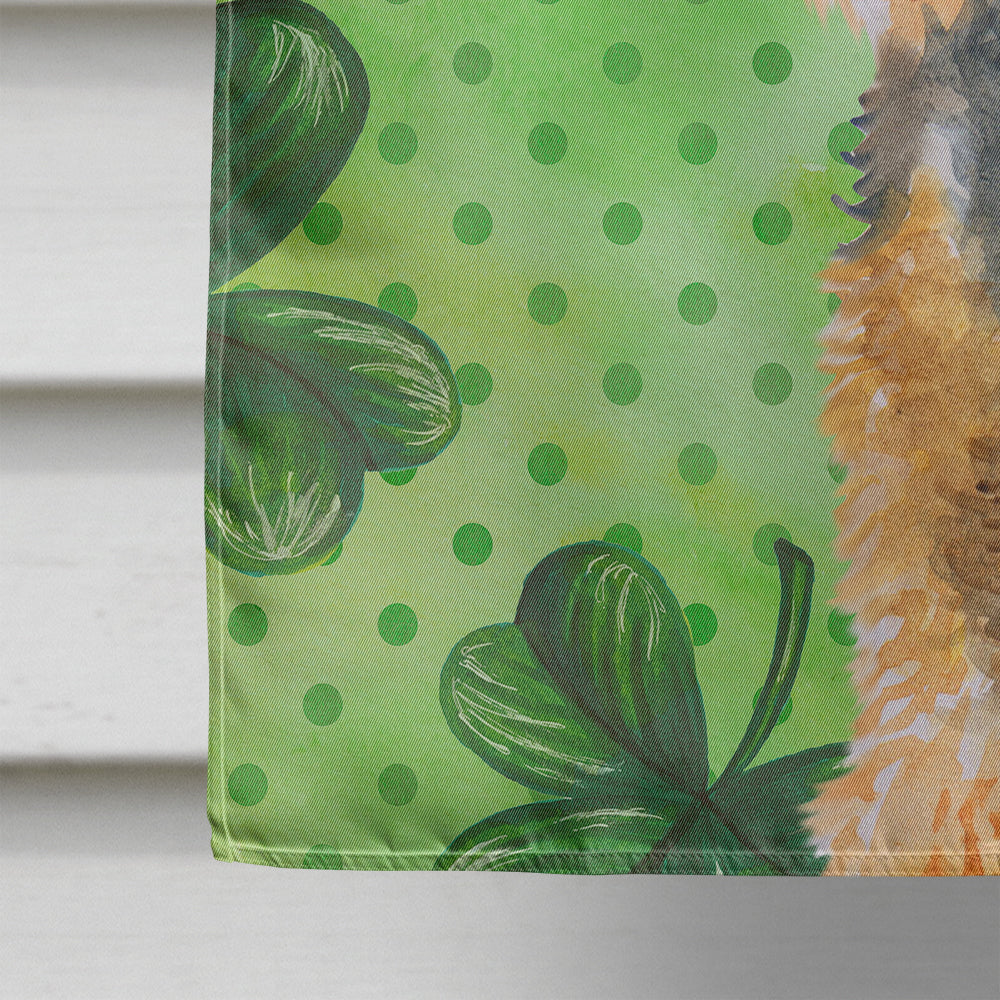 Welsh Terrier St Patrick's Flag Canvas House Size BB9874CHF  the-store.com.