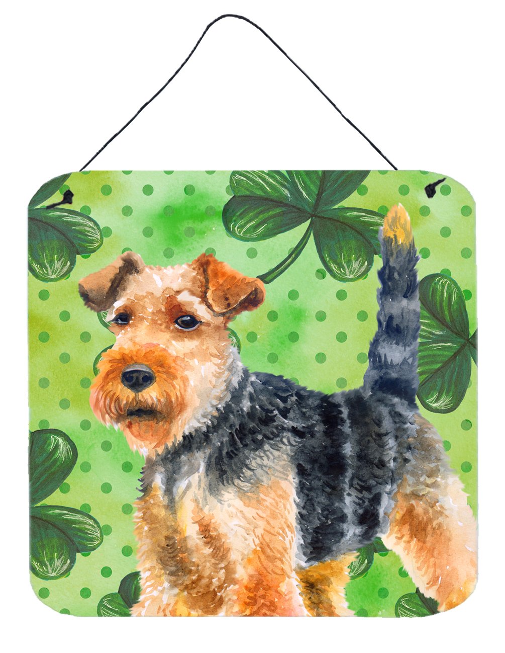 Welsh Terrier St Patrick's Wall or Door Hanging Prints BB9874DS66 by Caroline's Treasures