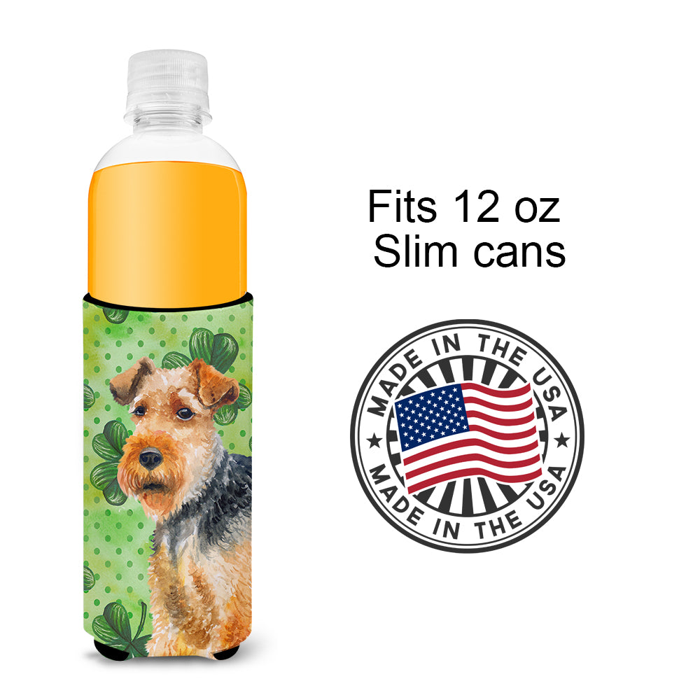 Welsh Terrier St Patrick's  Ultra Hugger for slim cans BB9874MUK  the-store.com.