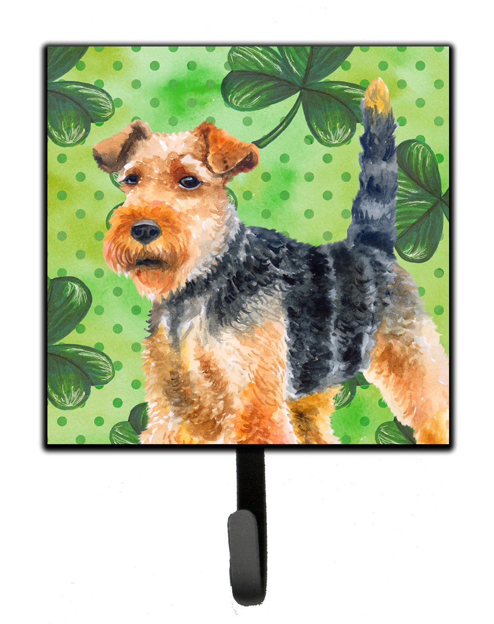 Welsh Terrier St Patrick&#39;s Leash or Key Holder BB9874SH4 by Caroline&#39;s Treasures