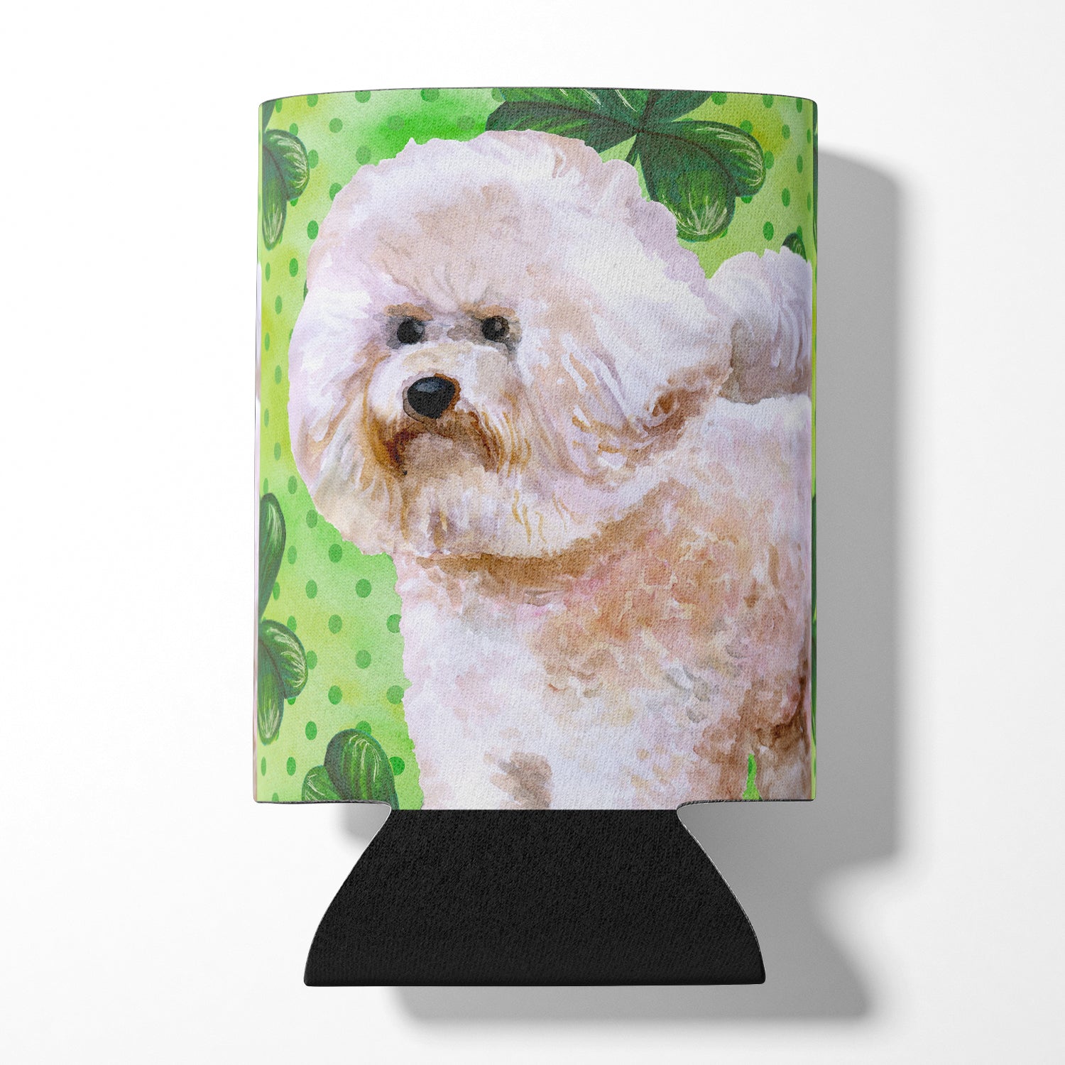 Bichon Frise #2 St Patrick's Can or Bottle Hugger BB9879CC  the-store.com.