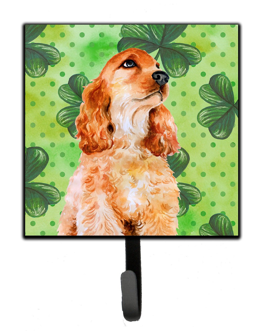 Cocker Spaniel St Patrick's Leash or Key Holder BB9880SH4 by Caroline's Treasures