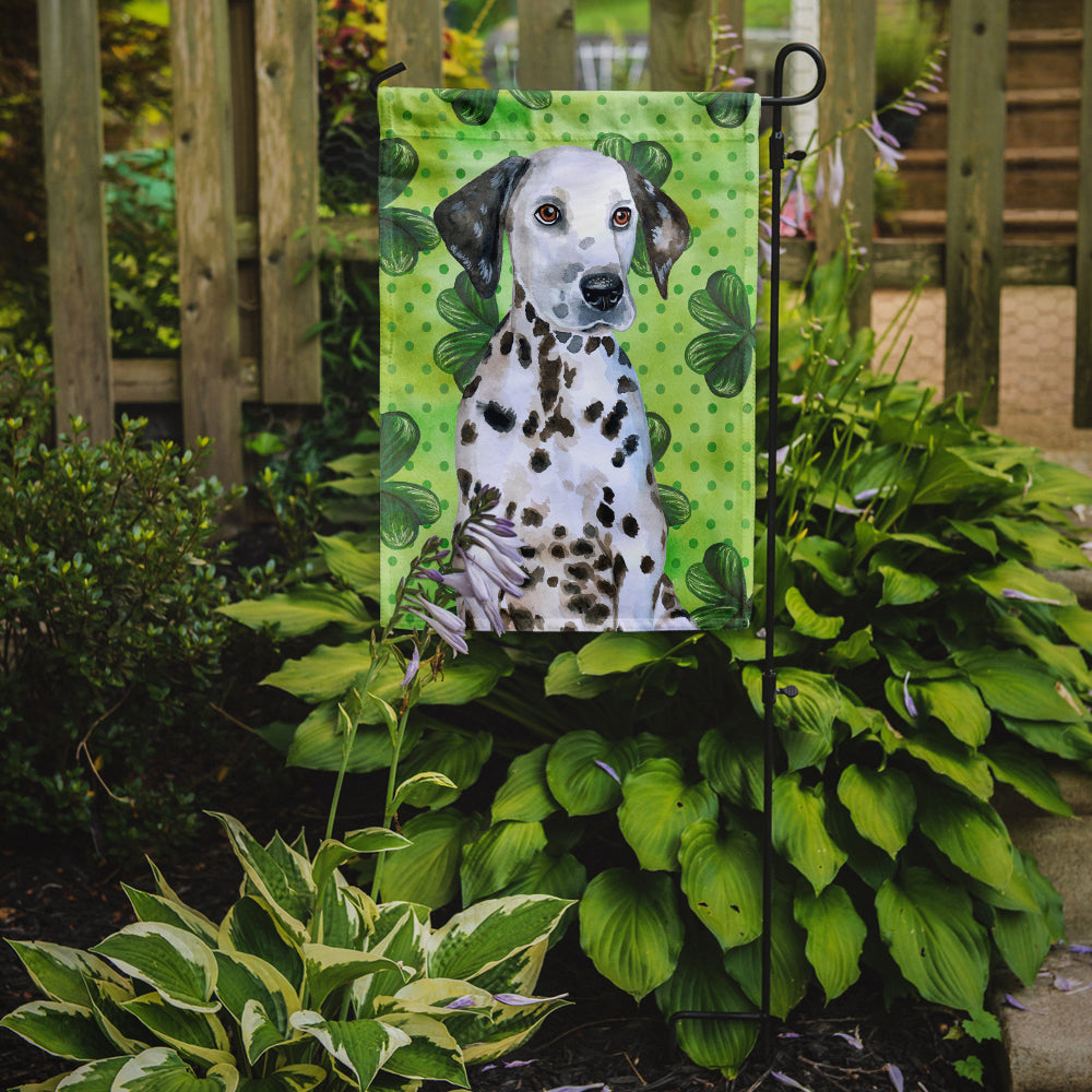 Dalmatian Puppy St Patrick's Flag Garden Size BB9882GF  the-store.com.