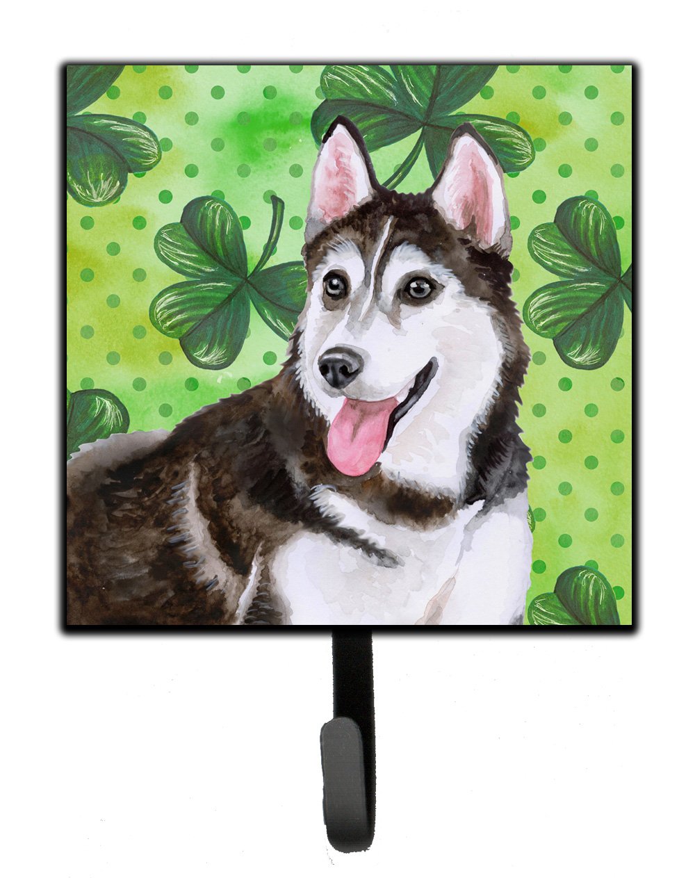 Siberian Husky #2 St Patrick's Leash or Key Holder BB9886SH4 by Caroline's Treasures