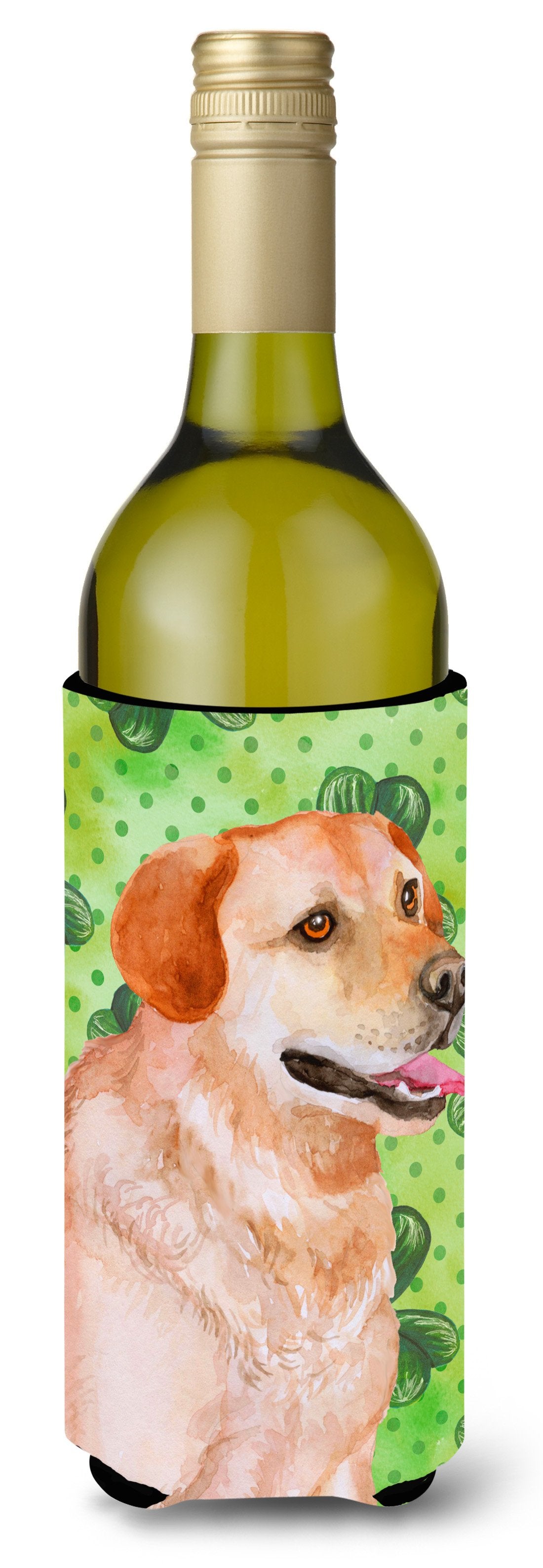 Labrador Retriever St Patrick's Wine Bottle Beverge Insulator Hugger BB9888LITERK by Caroline's Treasures