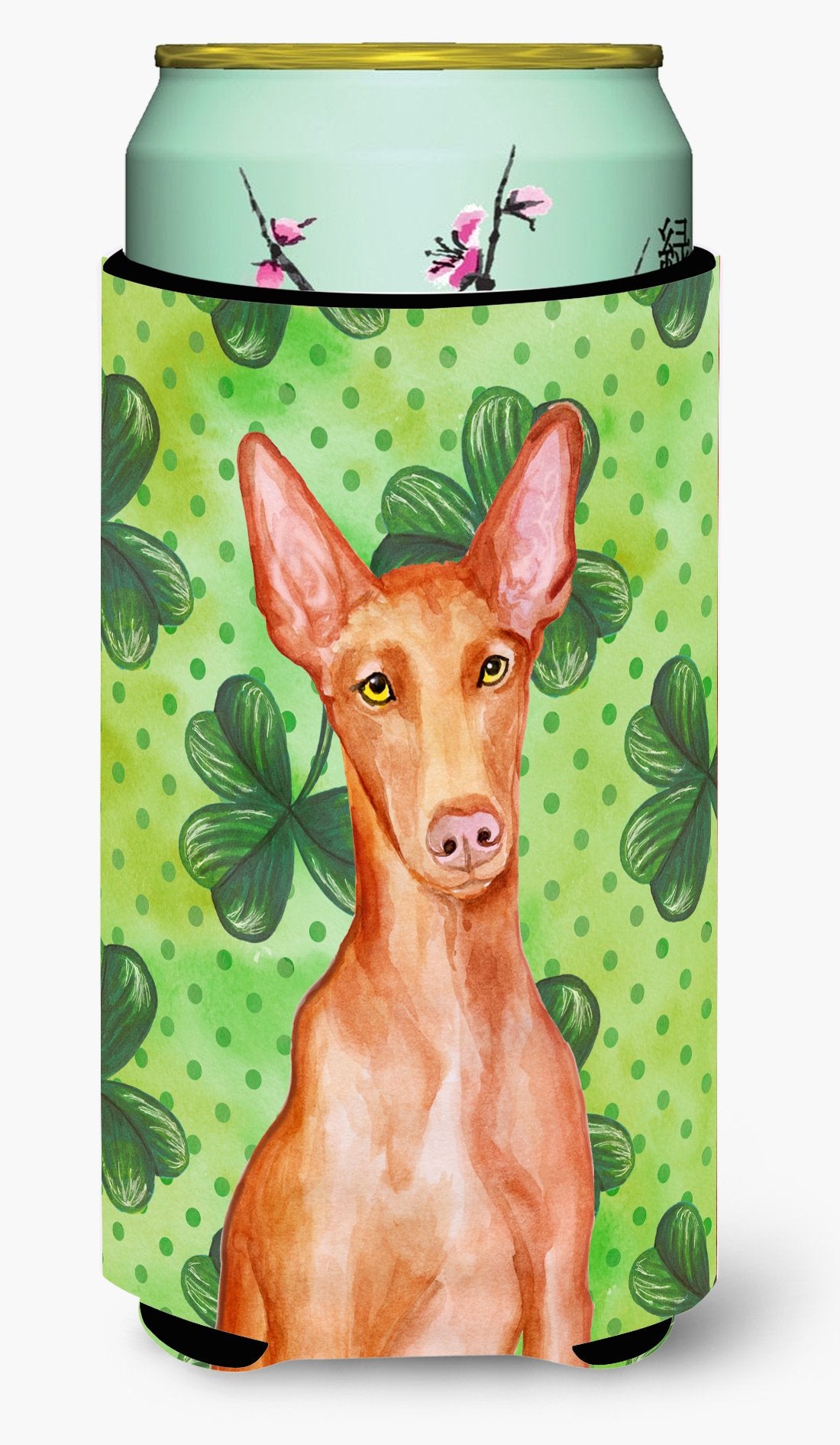 Pharaoh Hound St Patrick&#39;s Tall Boy Beverage Insulator Hugger BB9889TBC by Caroline&#39;s Treasures