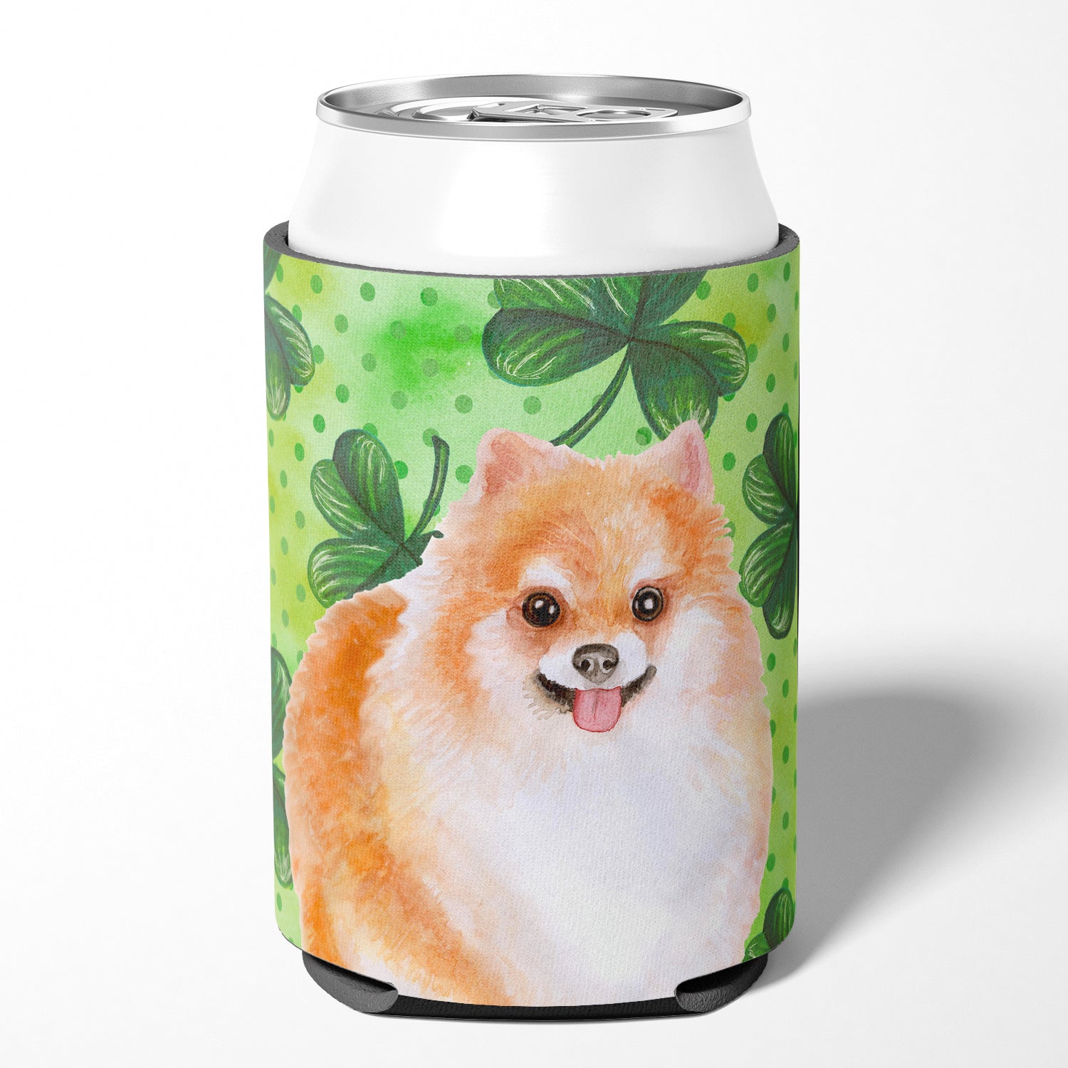 Pomeranian #2 St Patrick's Can or Bottle Hugger BB9890CC  the-store.com.