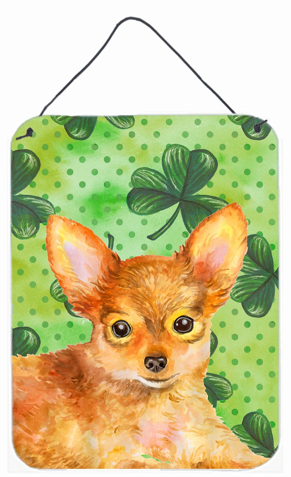 Toy Terrier St Patrick's Wall or Door Hanging Prints BB9896DS1216 by Caroline's Treasures