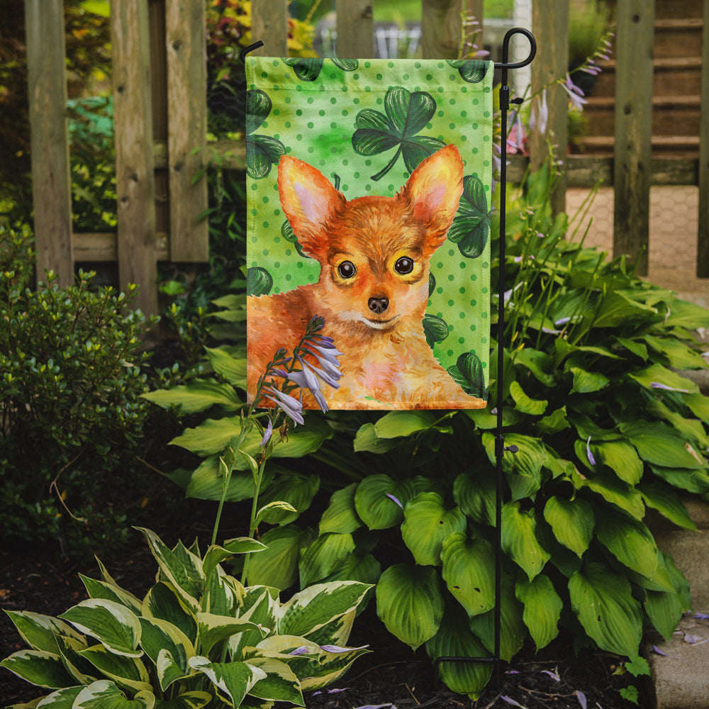 Toy Terrier St Patrick's Flag Garden Size BB9896GF  the-store.com.