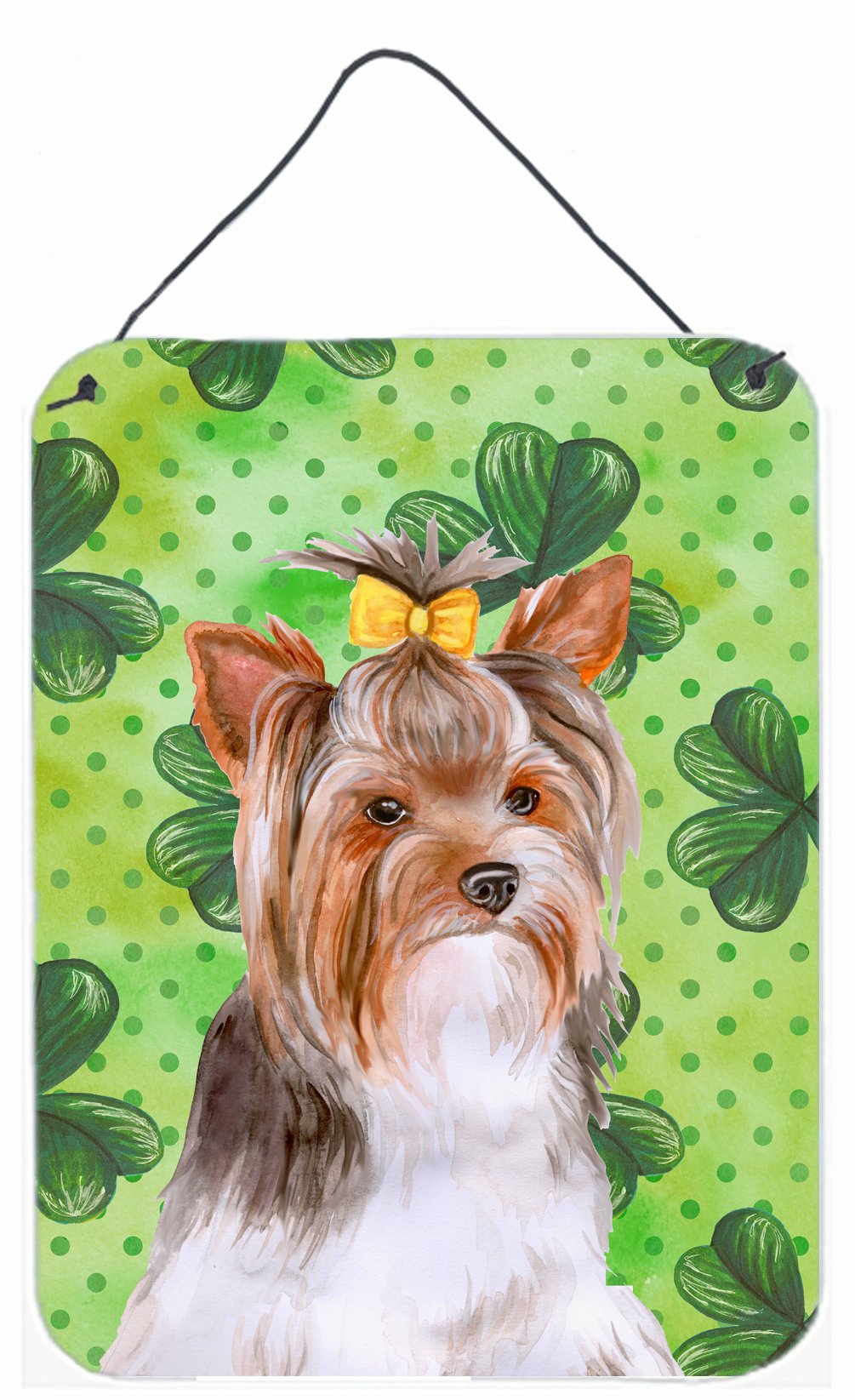 Yorkshire Terrier #2 St Patrick's Wall or Door Hanging Prints BB9897DS1216 by Caroline's Treasures