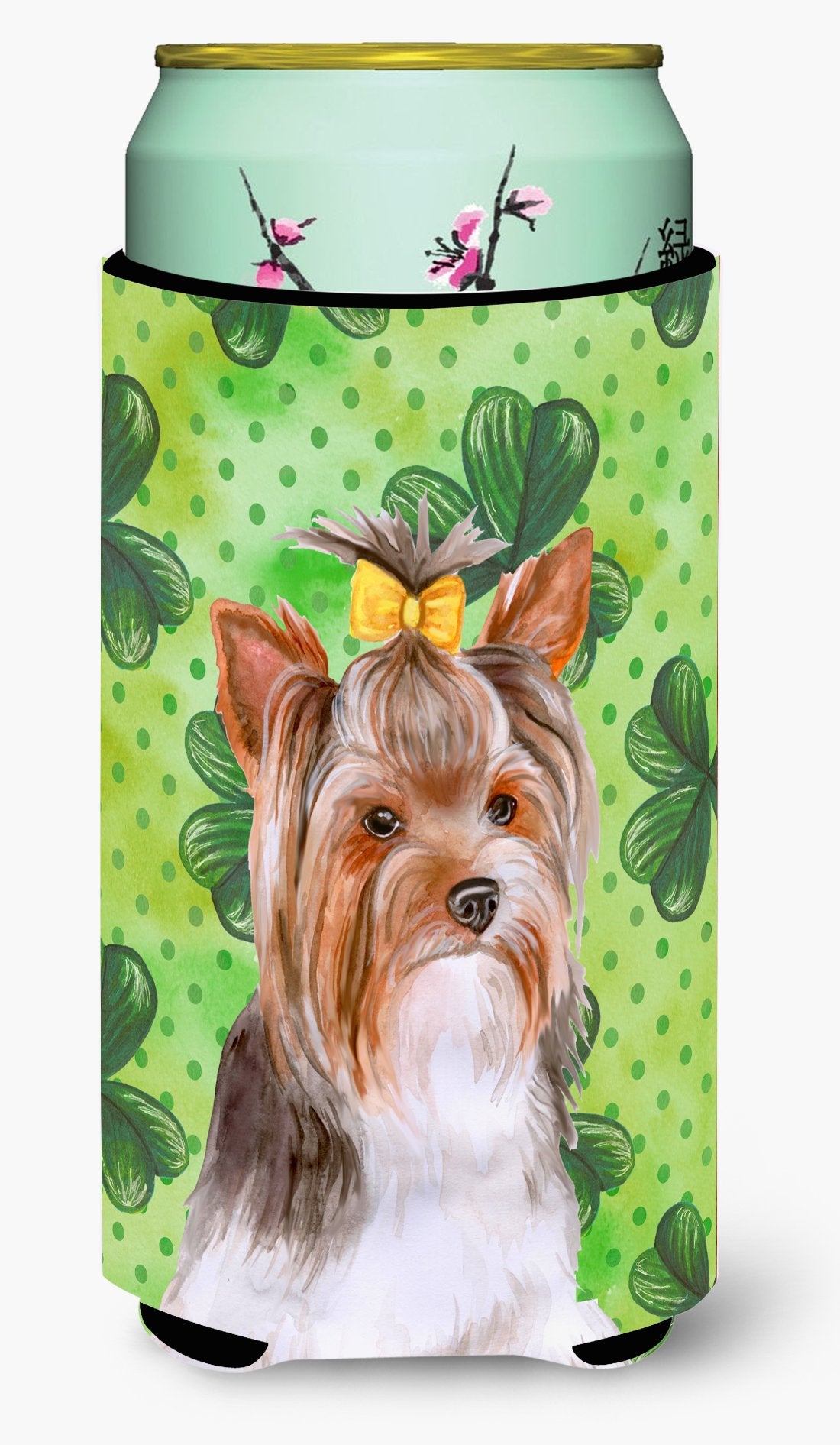 Yorkshire Terrier #2 St Patrick's Tall Boy Beverage Insulator Hugger BB9897TBC by Caroline's Treasures