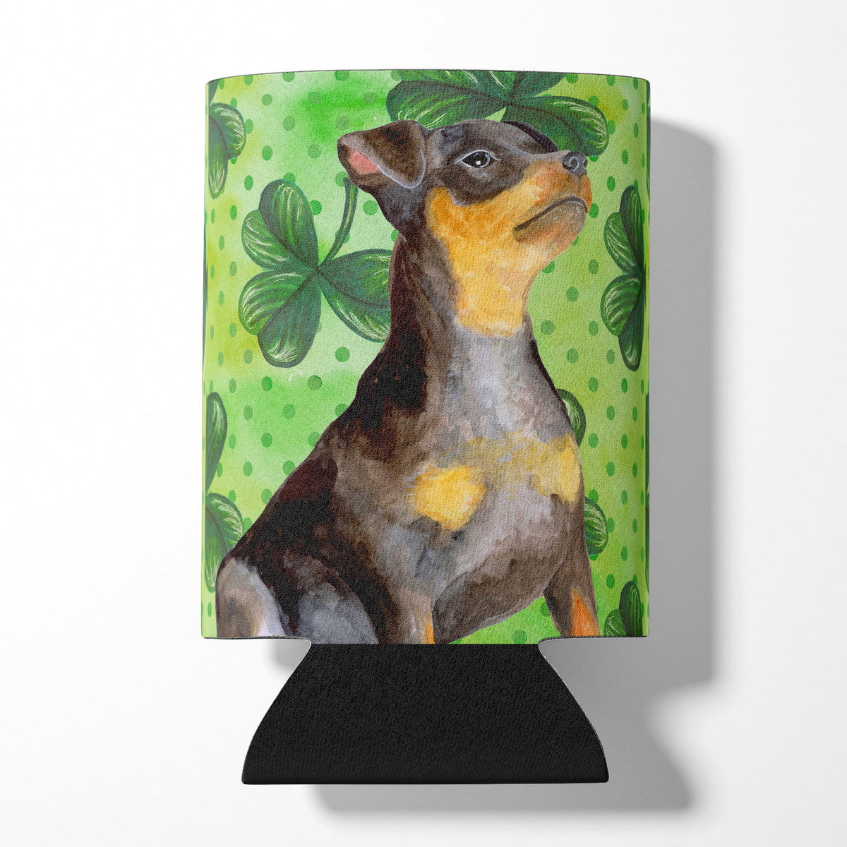 Miniature Pinscher #2 St Patrick&#39;s Can or Bottle Hugger BB9898CC  the-store.com.