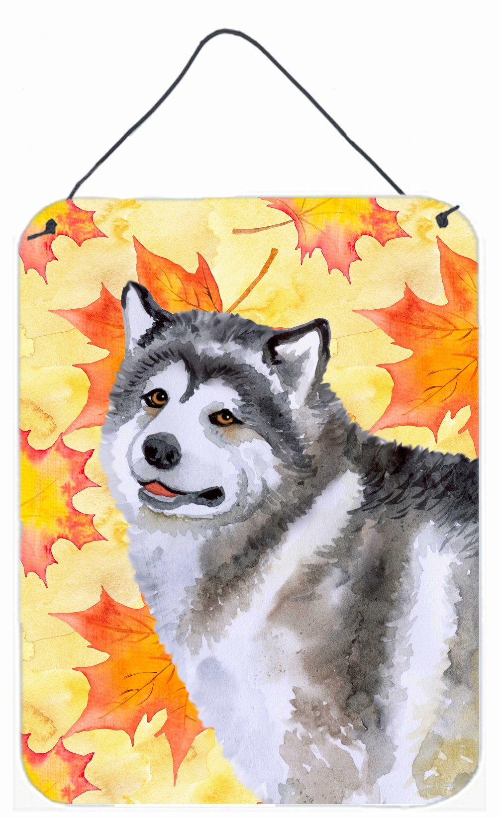 Alaskan Malamute Fall Wall or Door Hanging Prints BB9899DS1216 by Caroline's Treasures