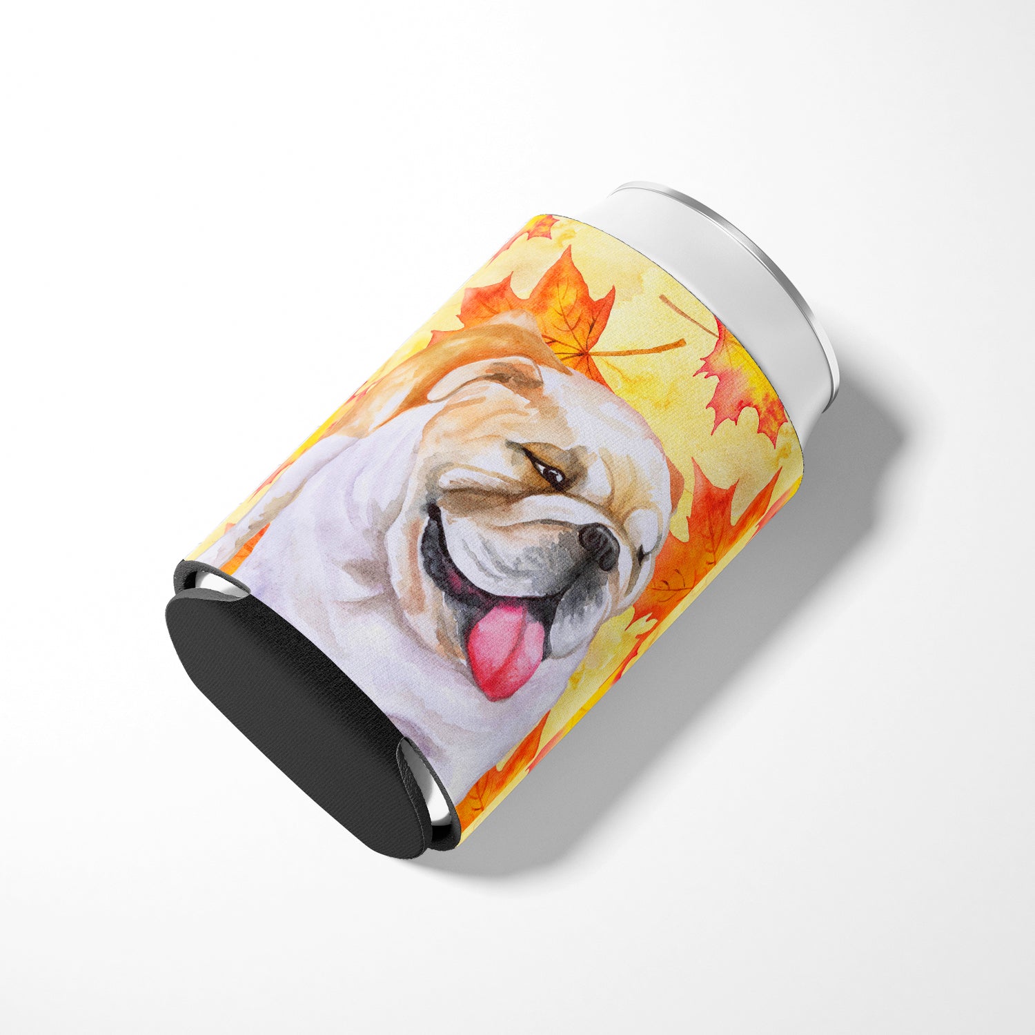 English Bulldog Fall Can or Bottle Hugger BB9900CC  the-store.com.