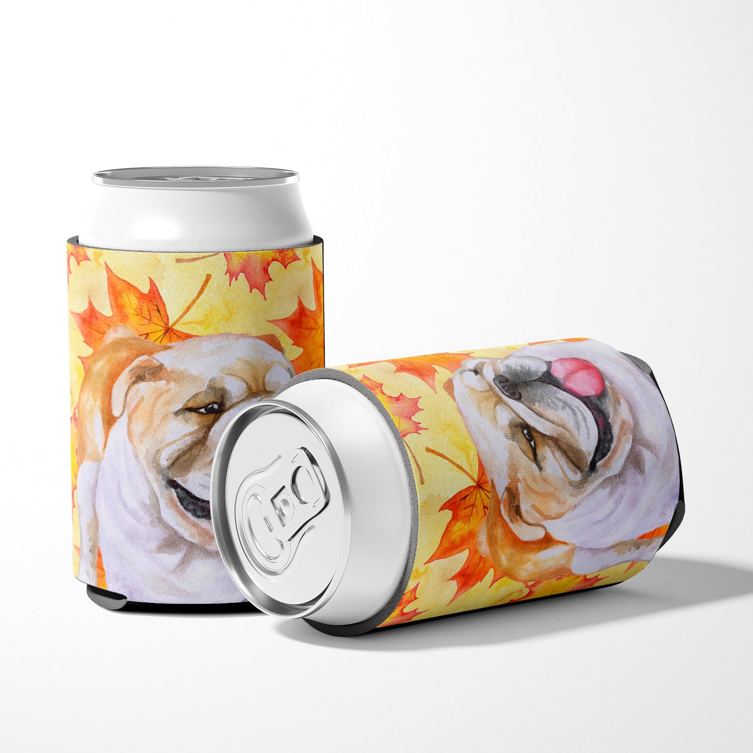 English Bulldog Fall Can or Bottle Hugger BB9900CC  the-store.com.