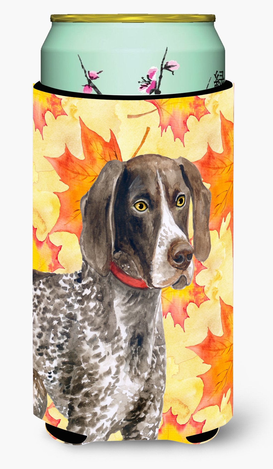 German Shorthaired Pointer Fall Tall Boy Beverage Insulator Hugger BB9902TBC by Caroline&#39;s Treasures