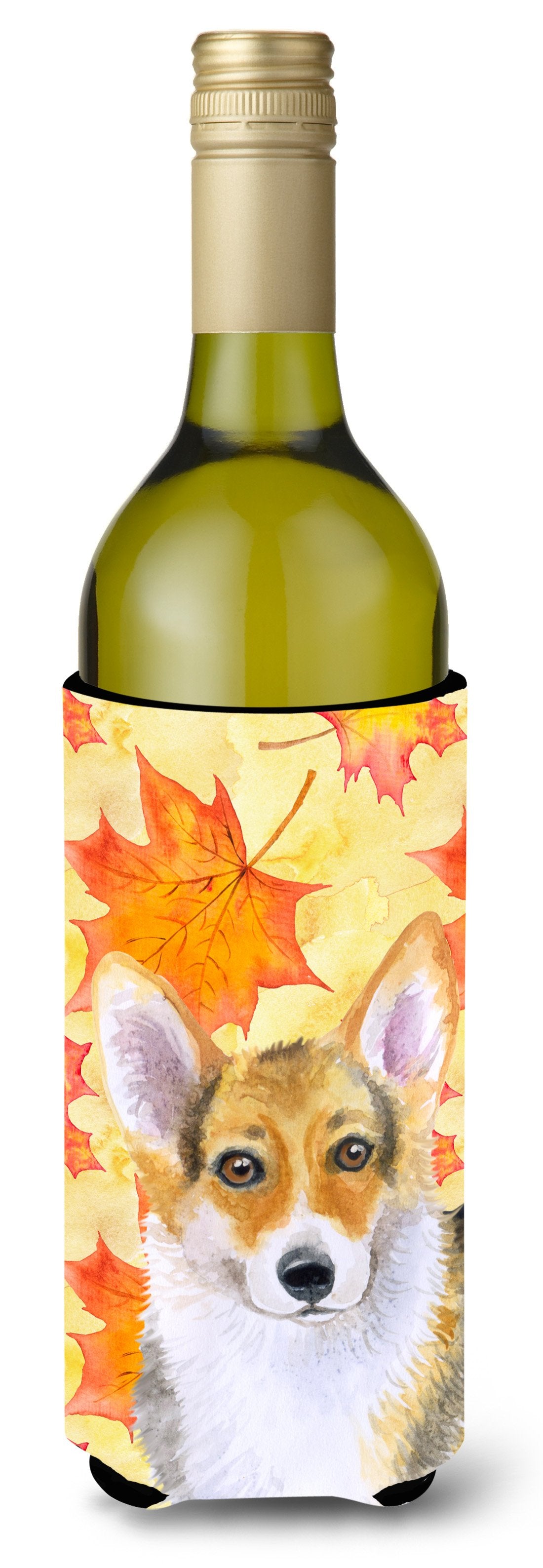 Pembroke Corgi Fall Wine Bottle Beverge Insulator Hugger BB9903LITERK by Caroline's Treasures