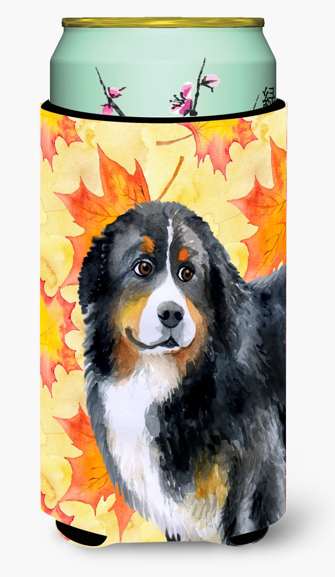 Bernese Mountain Dog Fall Tall Boy Beverage Insulator Hugger BB9906TBC by Caroline's Treasures