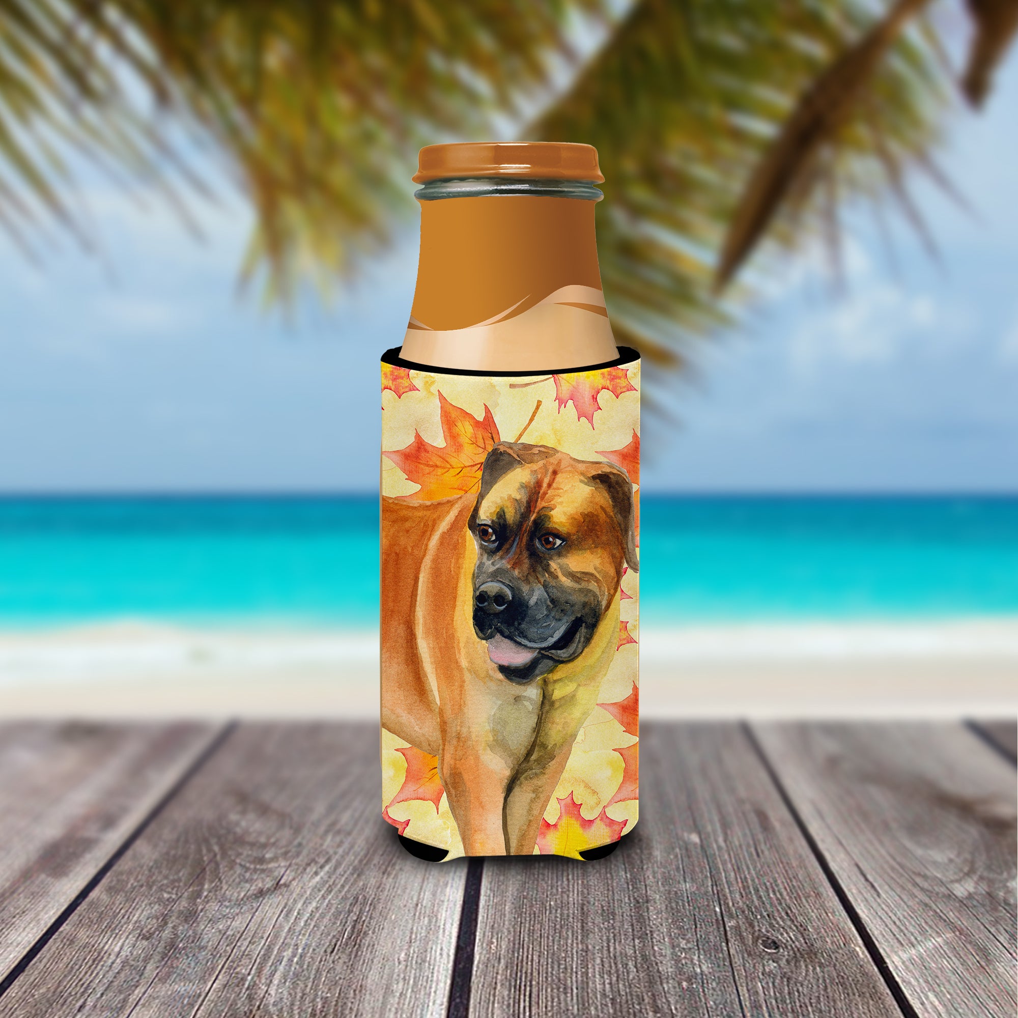 Boerboel Mastiff Fall  Ultra Hugger for slim cans BB9907MUK  the-store.com.