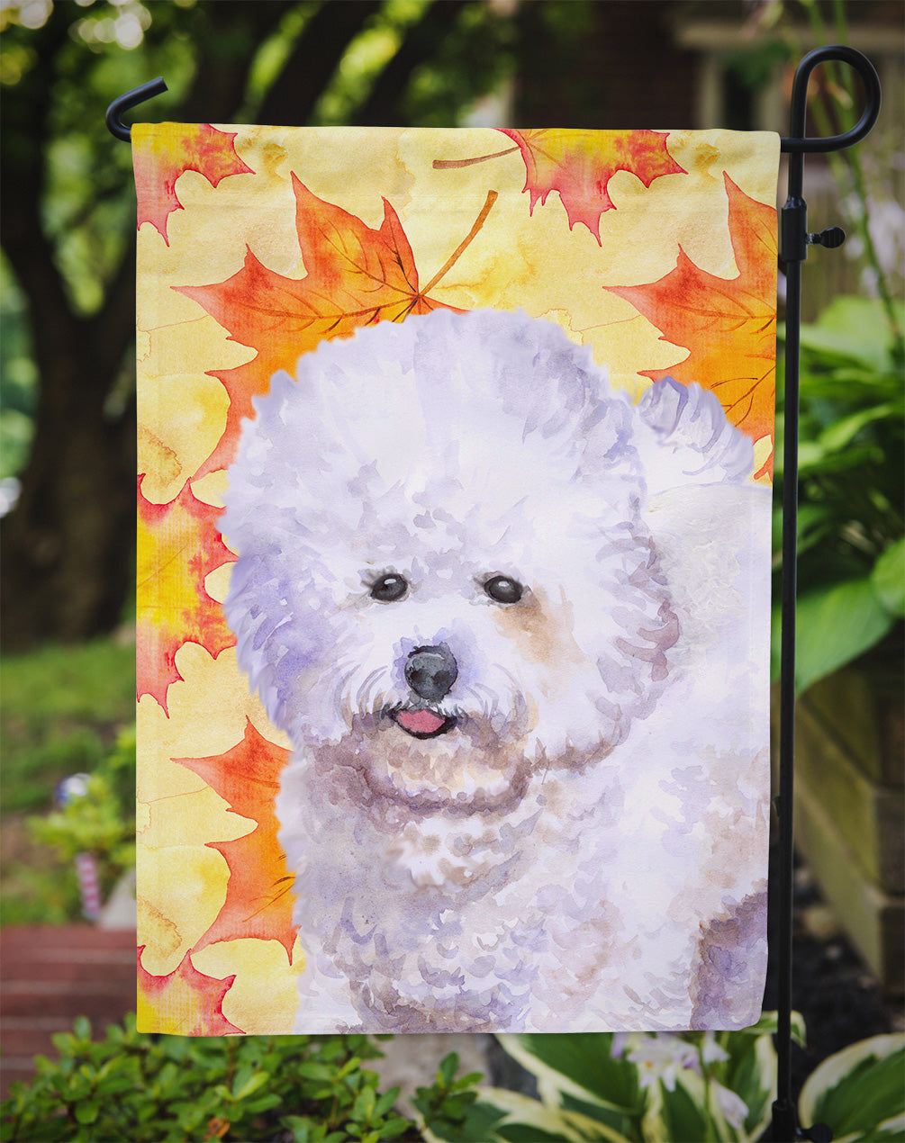 Bichon Frise Fall Flag Garden Size BB9909GF  the-store.com.