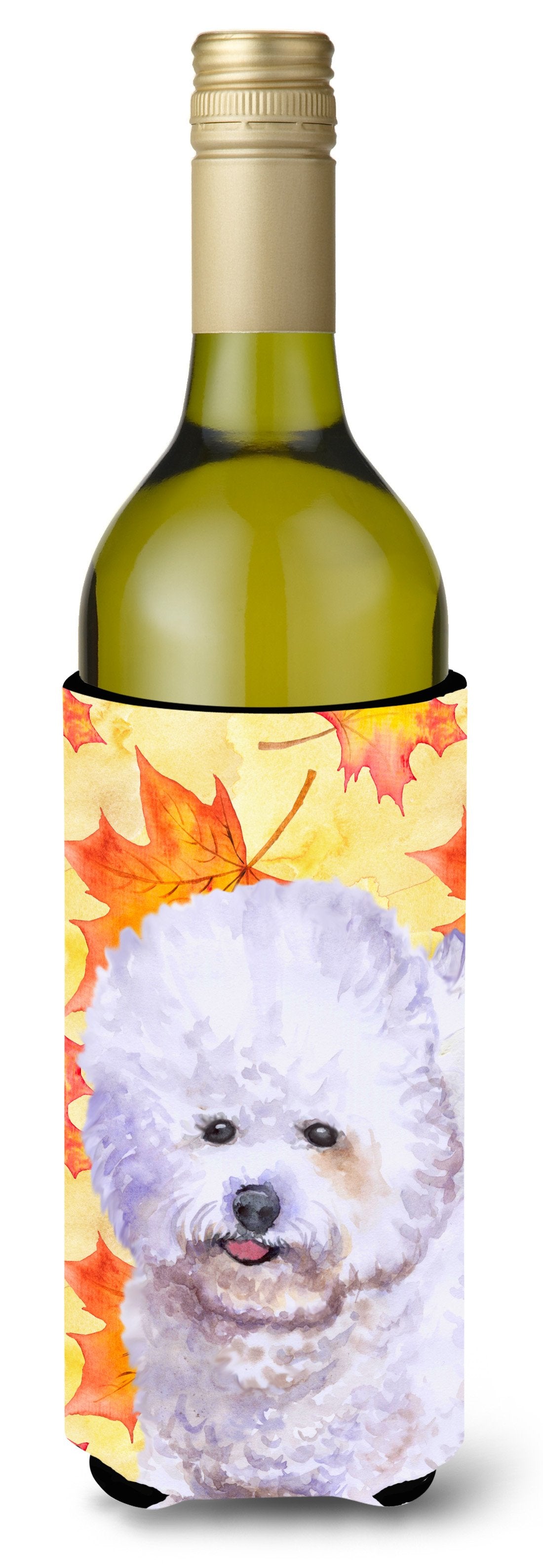 Bichon Frise Fall Wine Bottle Beverge Insulator Hugger BB9909LITERK by Caroline's Treasures