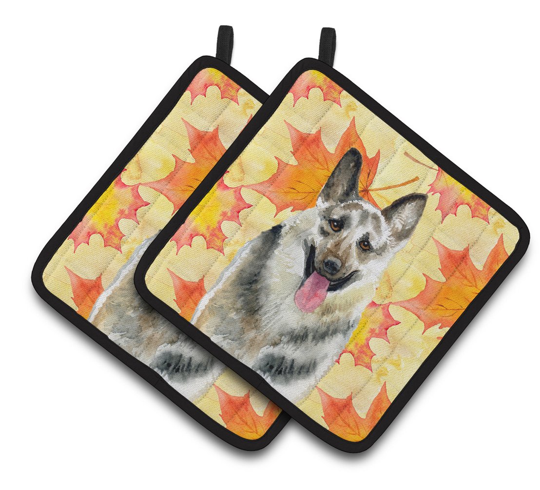 East-European Shepherd Fall Pair of Pot Holders BB9910PTHD by Caroline&#39;s Treasures